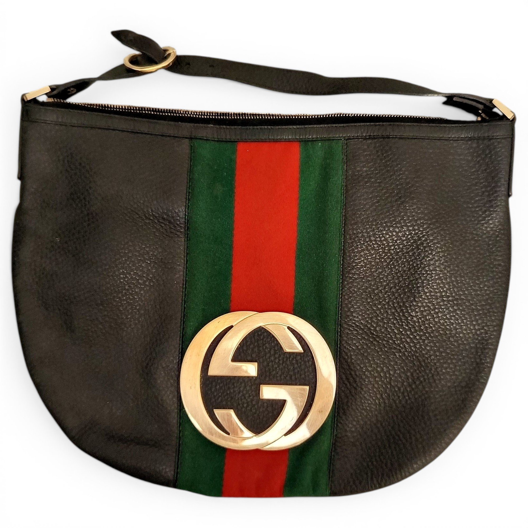 Bamboo Ring leather handbag