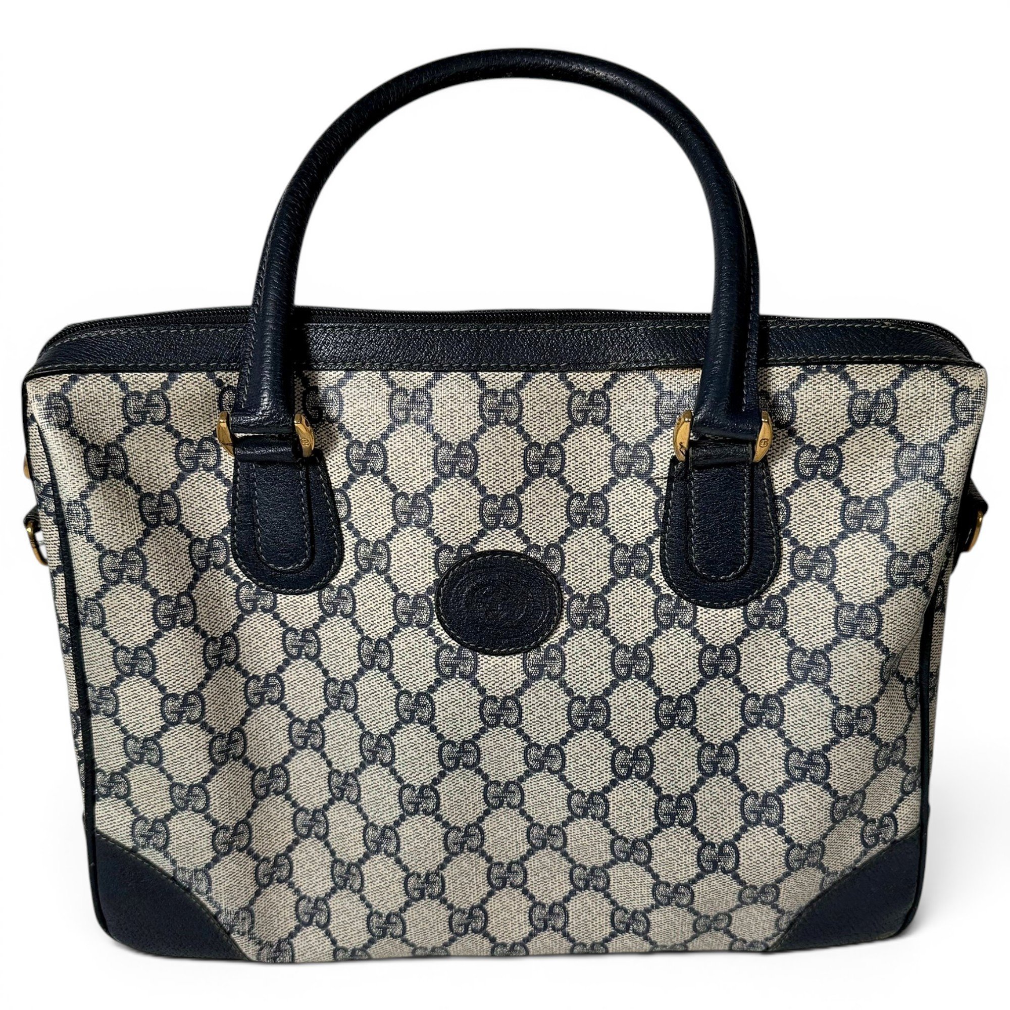 Leather tote