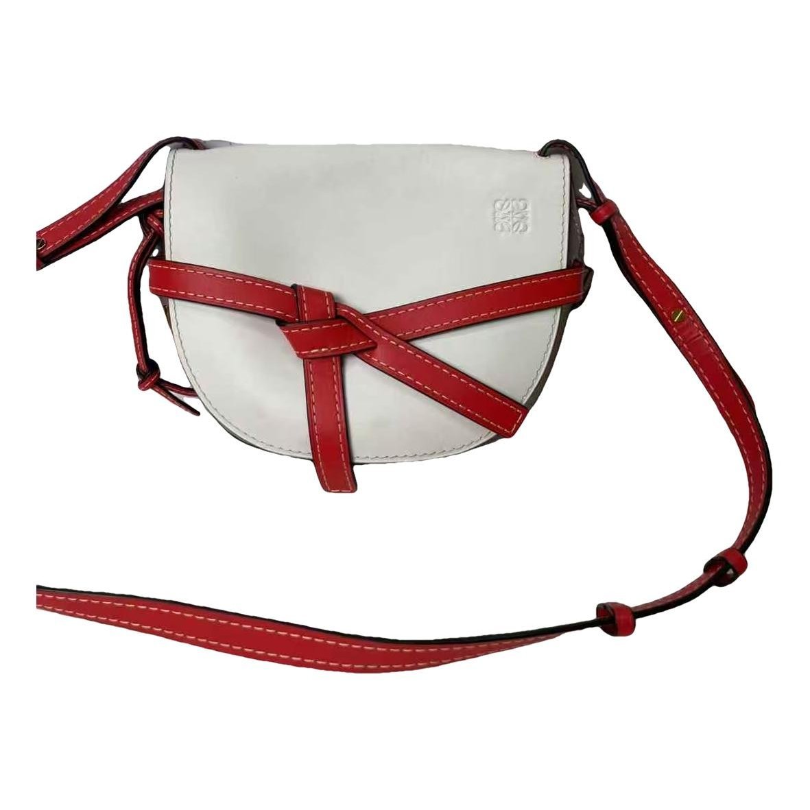Gate leather crossbody bag