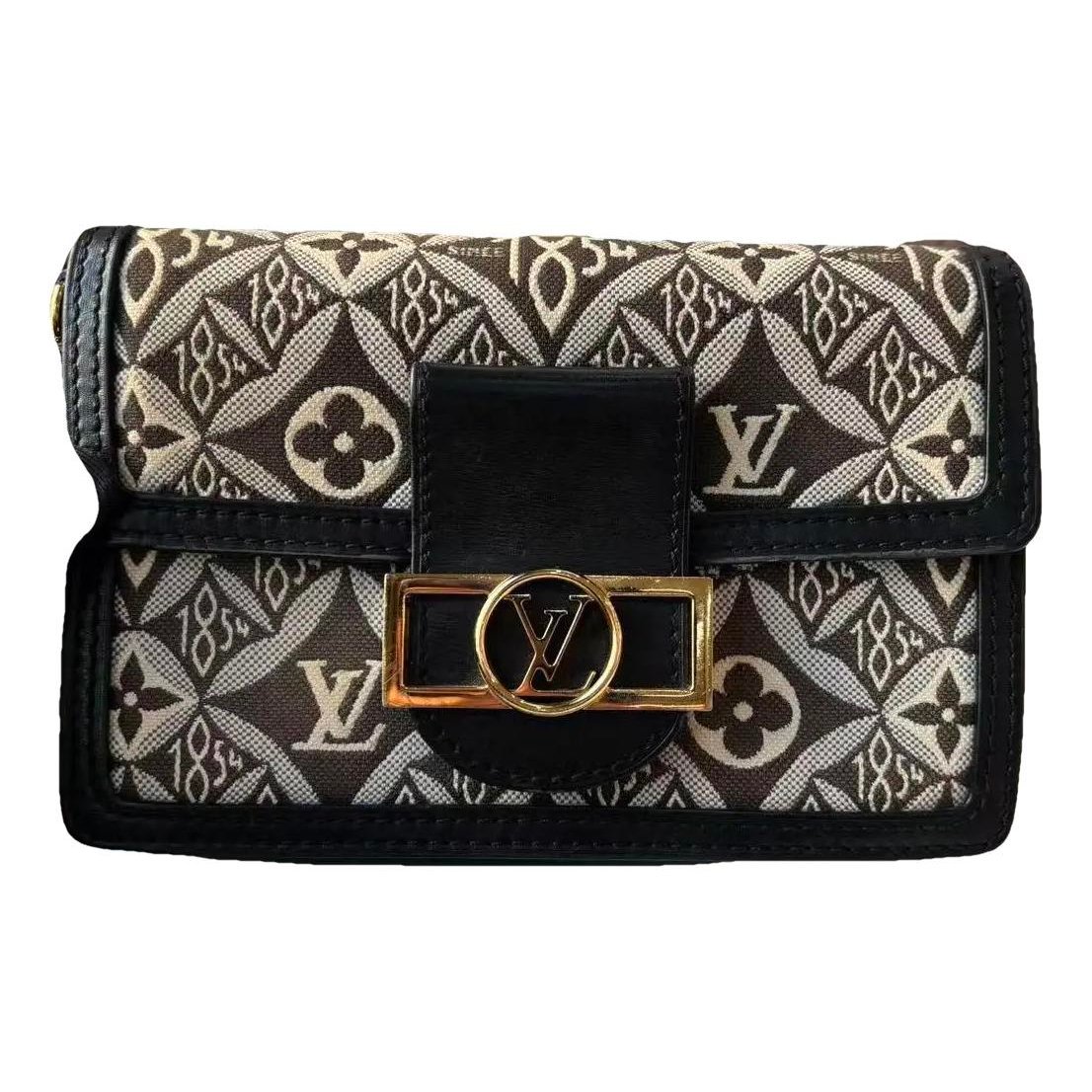 Louis Vuitton Dauphine Chain Wallet cloth crossbody bag