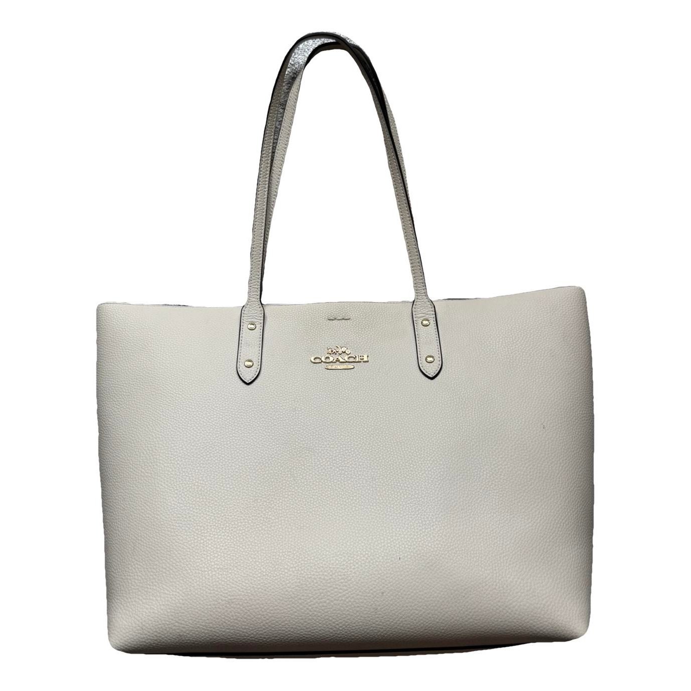 CITY ZIP TOTE leather tote