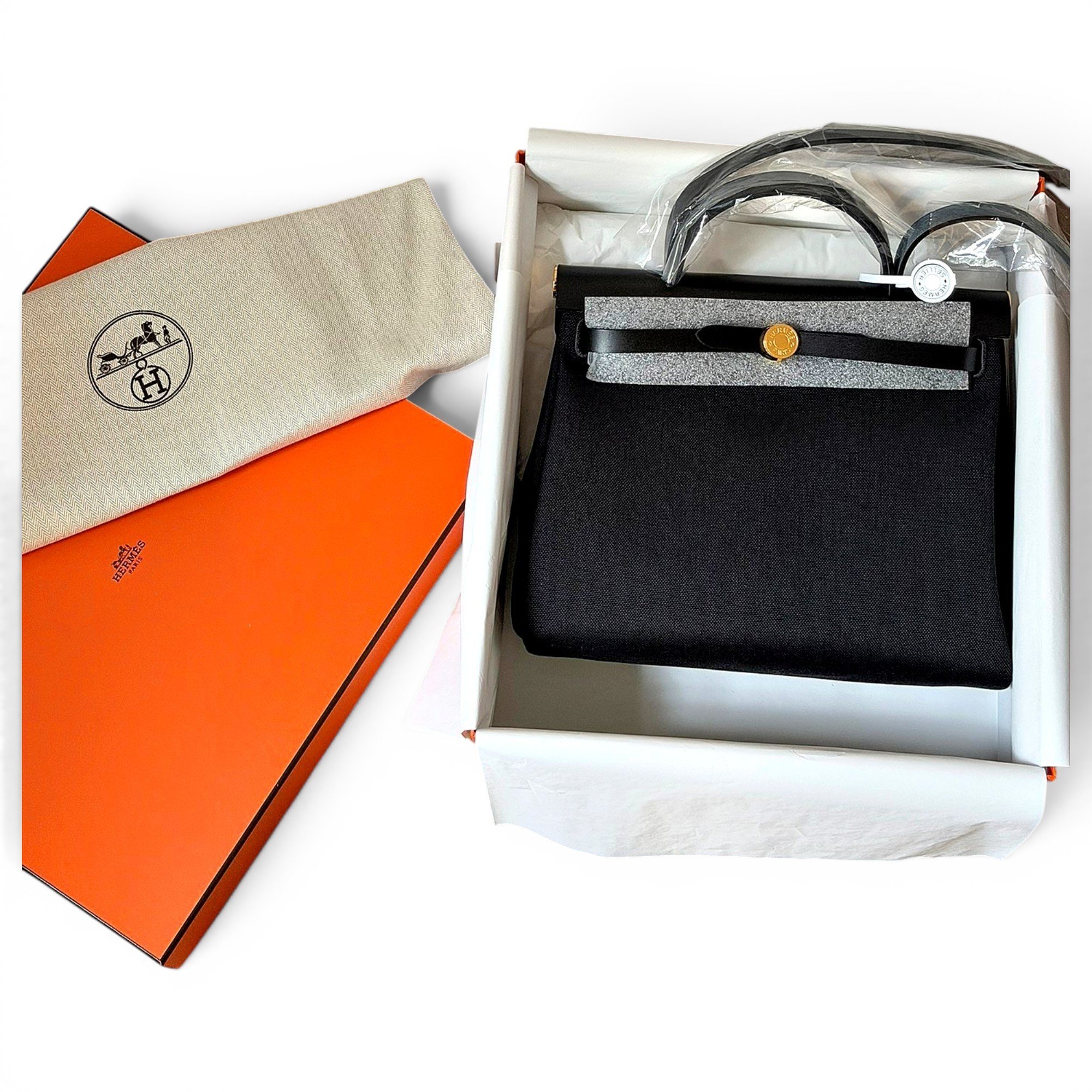 Herbag leather handbag