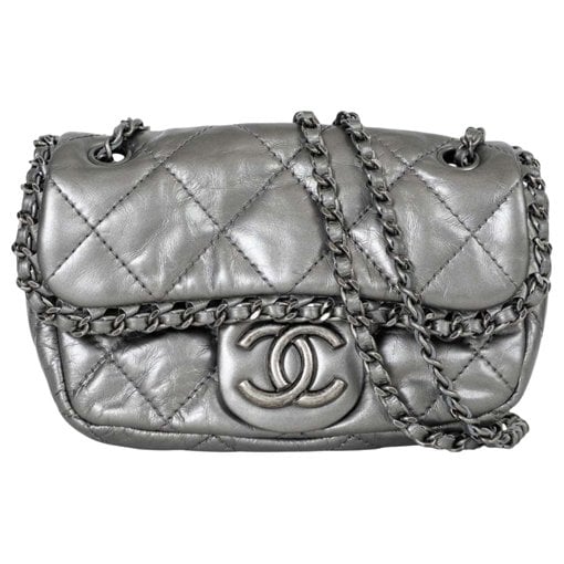 Chain Around leather handbag