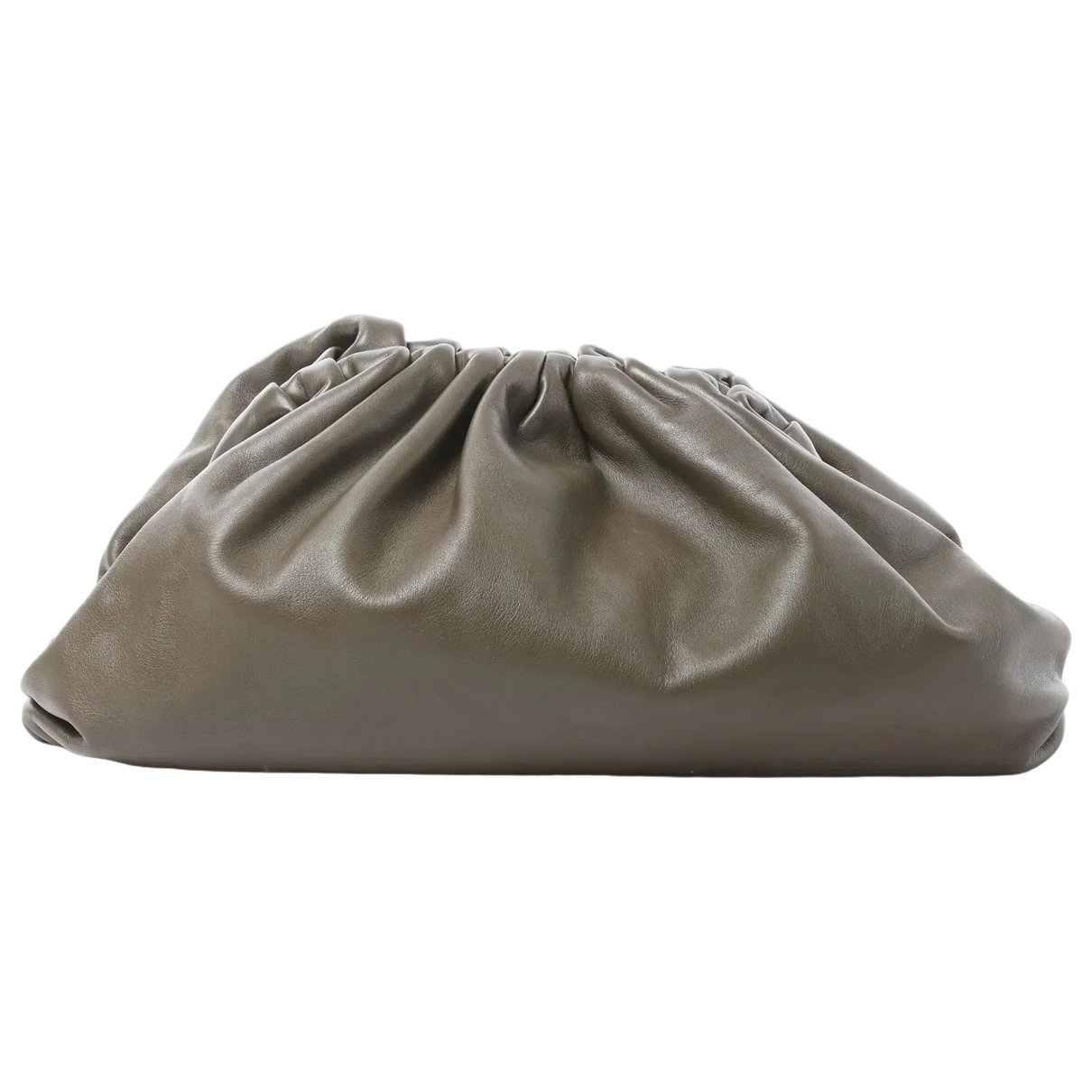 Pouch leather clutch bag