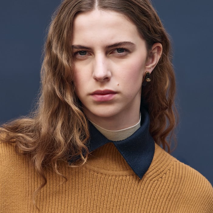 Marron Ocre Long-sleeve Sweater