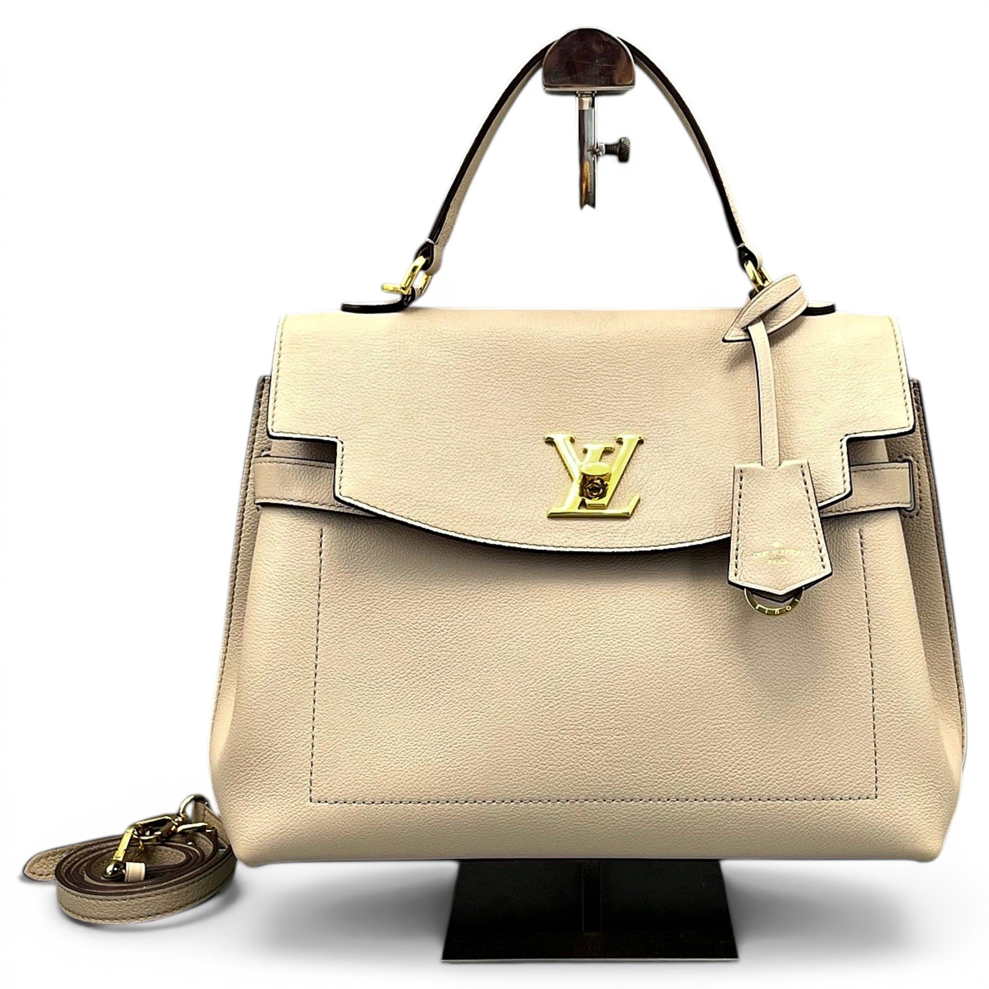Lockme leather handbag