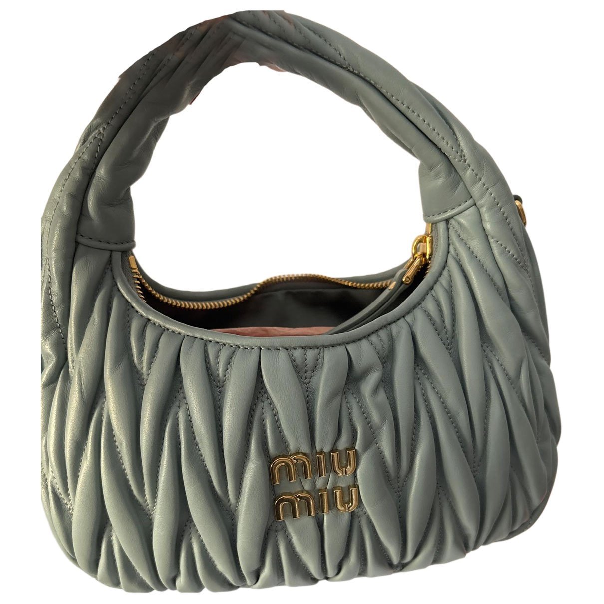 Miu Wander leather handbag