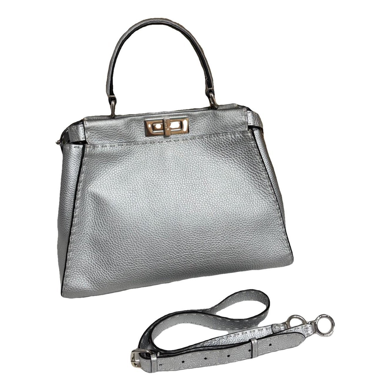 Peekaboo leather handbag