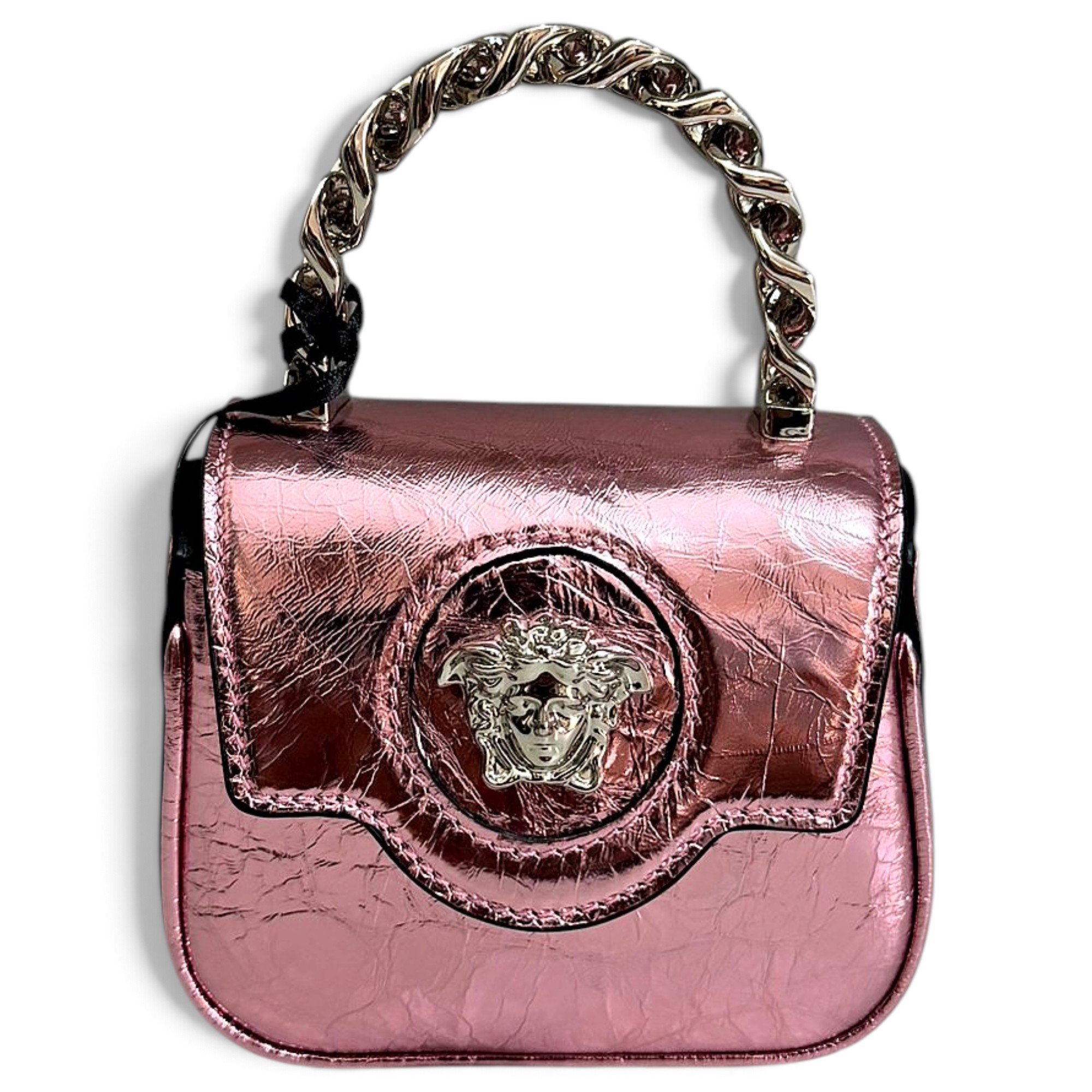 Versace La Medusa leather handbag