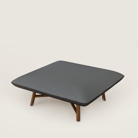 Les Necessaires d'Hermès "carre d'assise" low stool, medium model