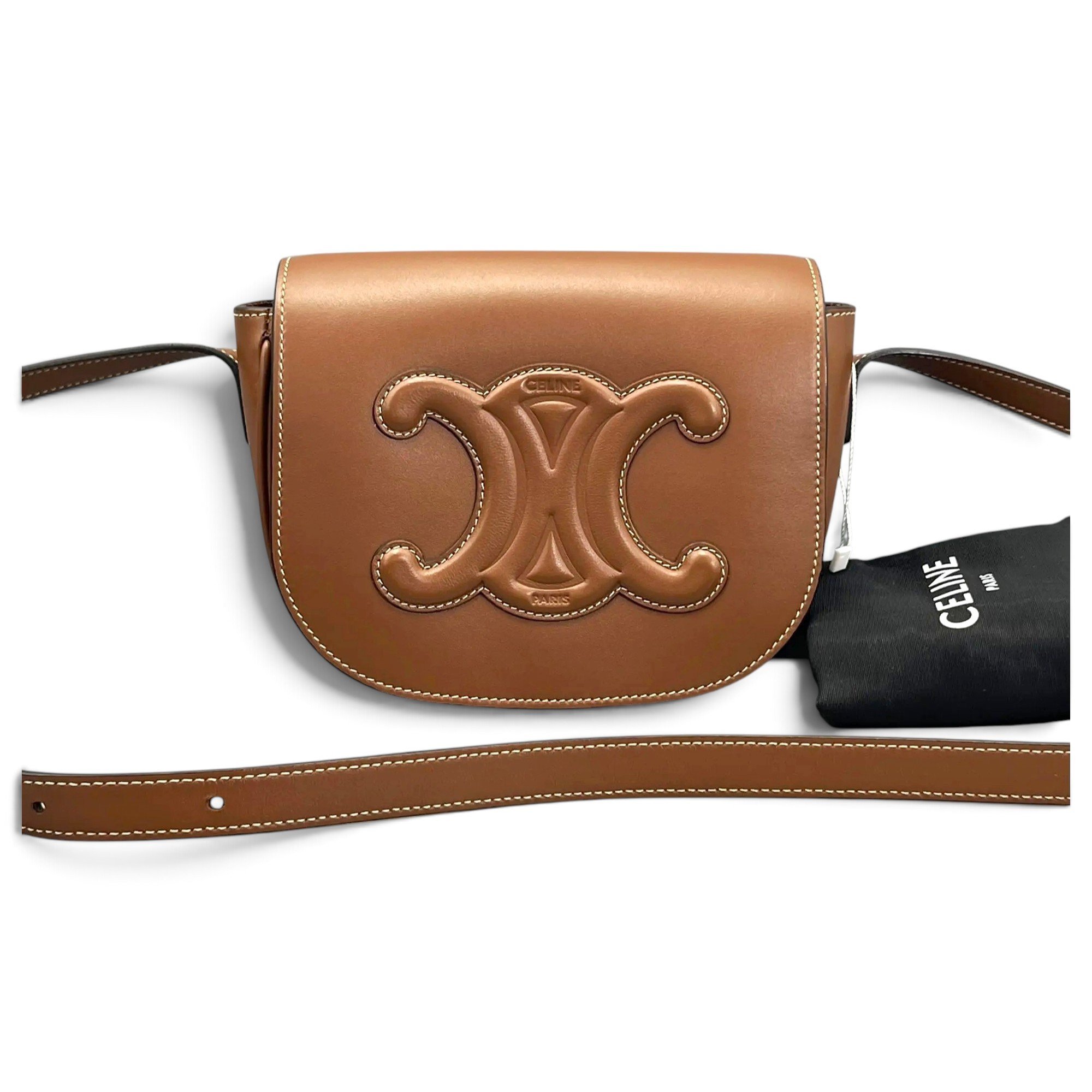 Leather crossbody bag