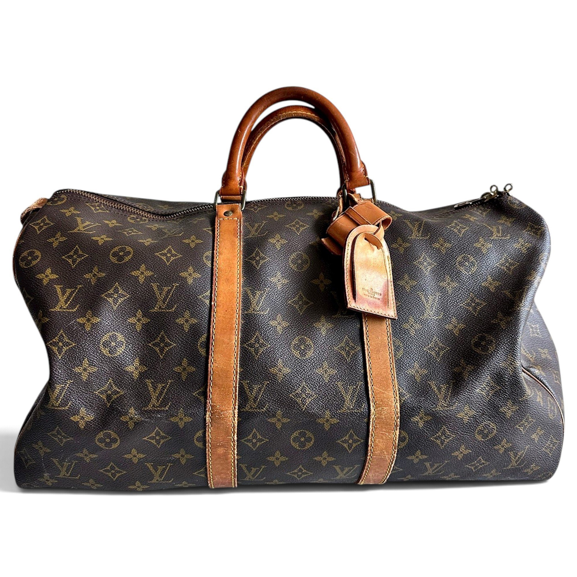 Keepall leather 48h bag