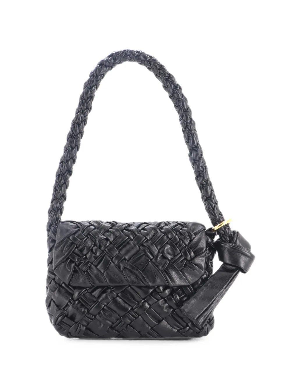 Kalimero Citta Intrecciato Plisse Leather shoulder bag