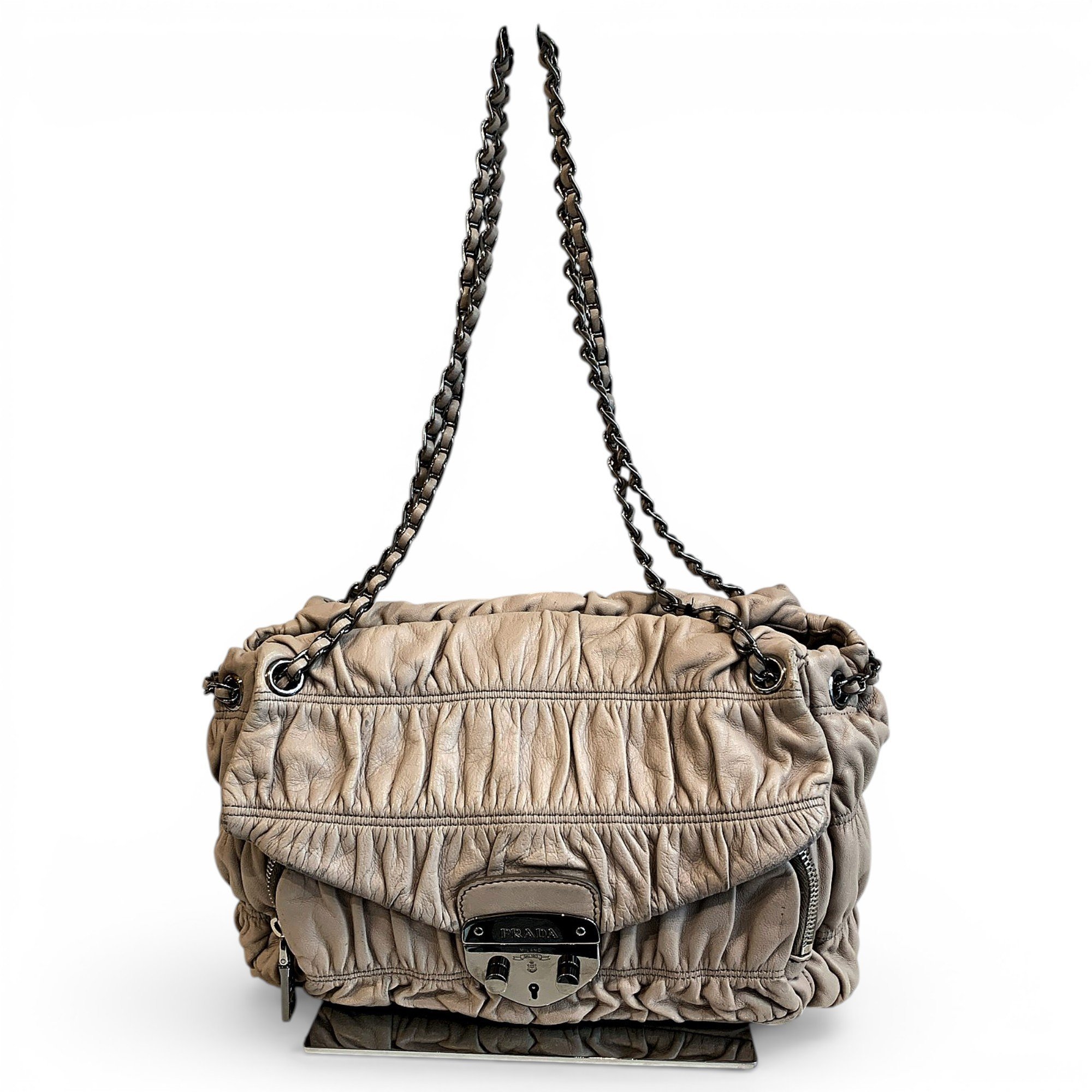 Leather handbag
