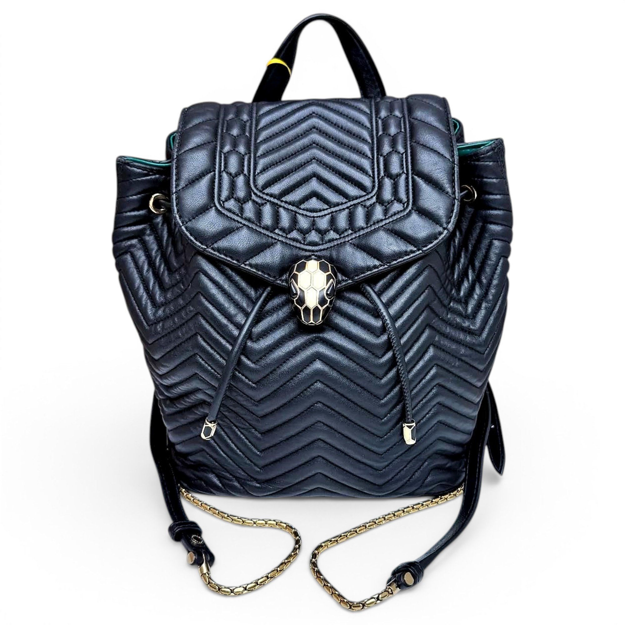 Leather backpack