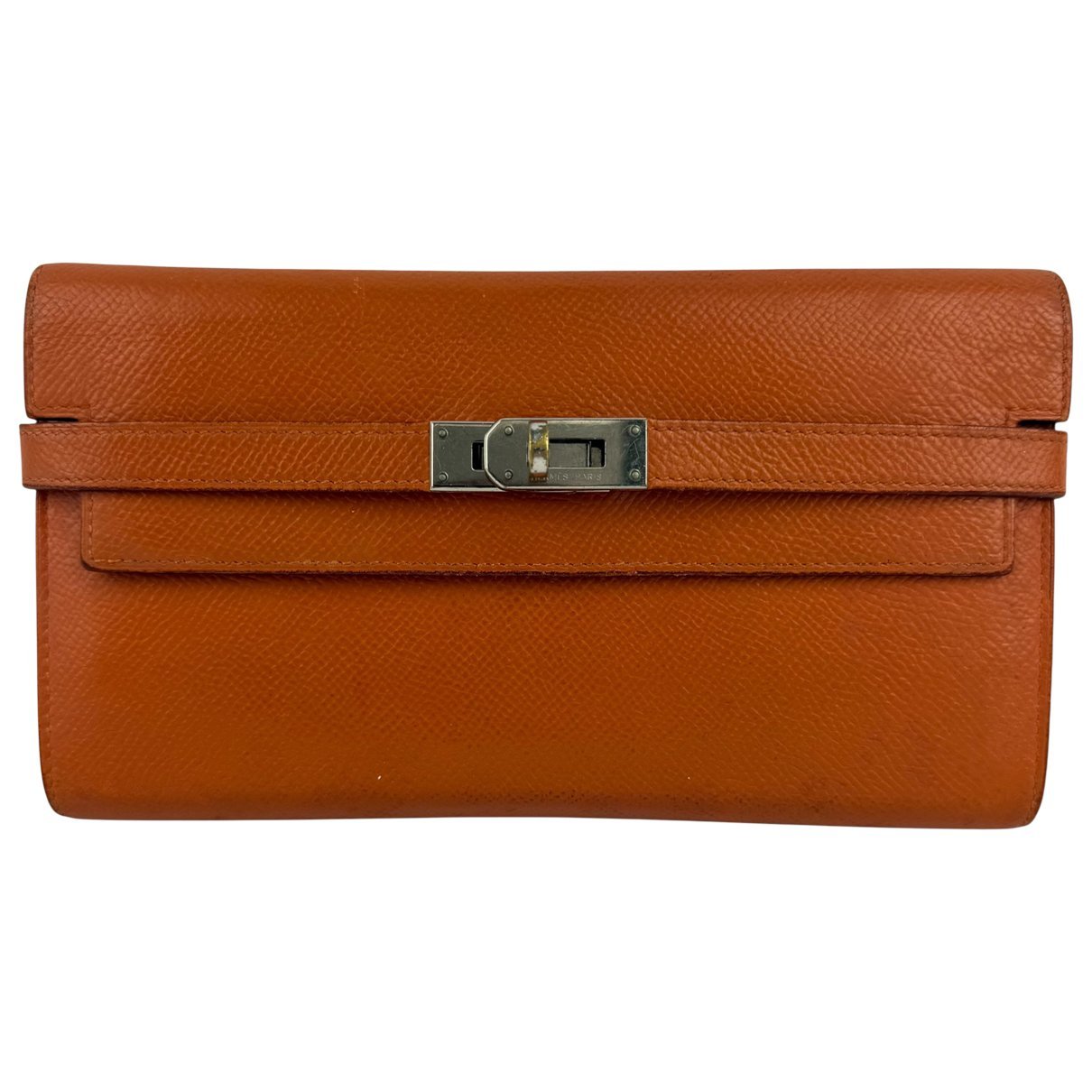 Kelly Flat leather handbag