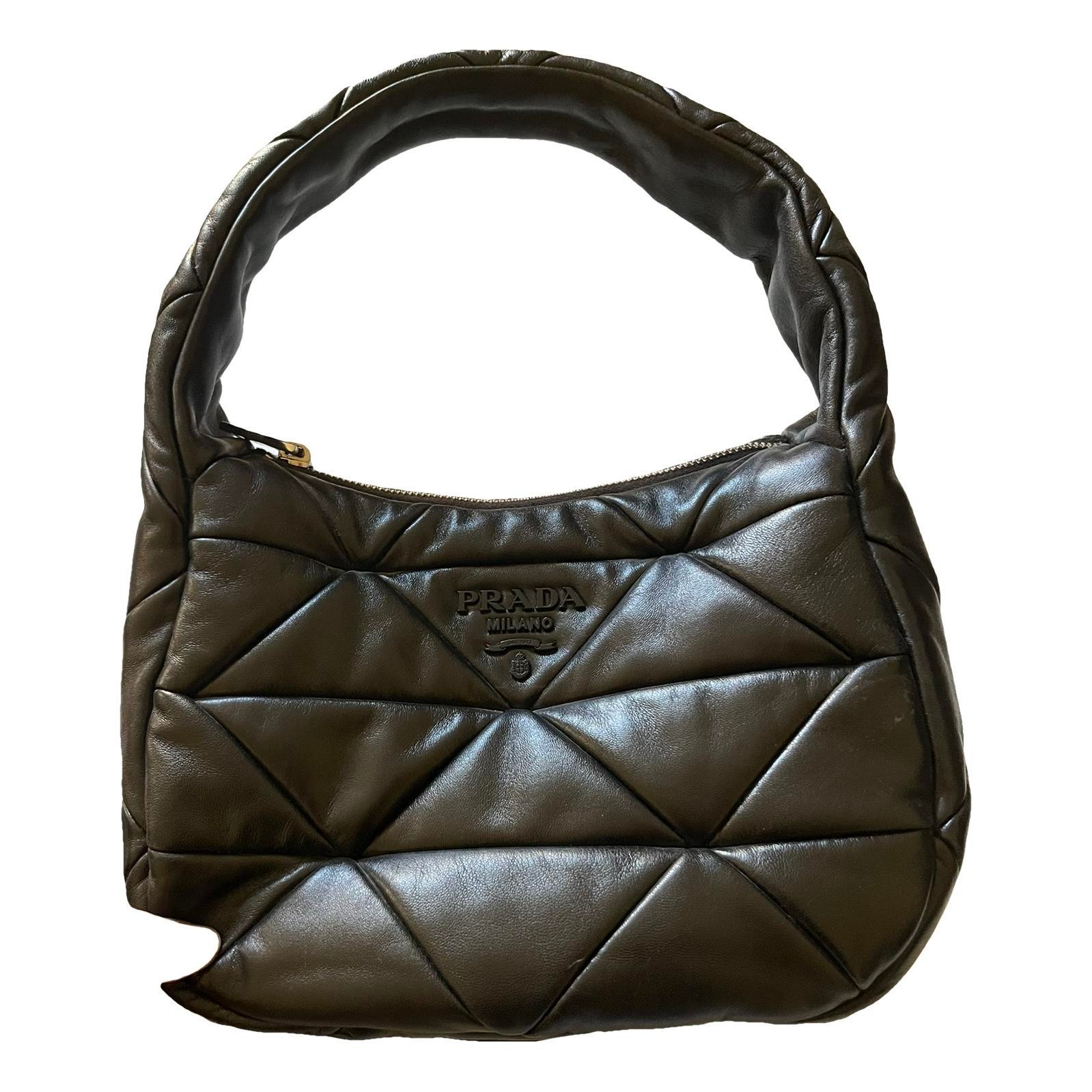 Spectrum leather handbag