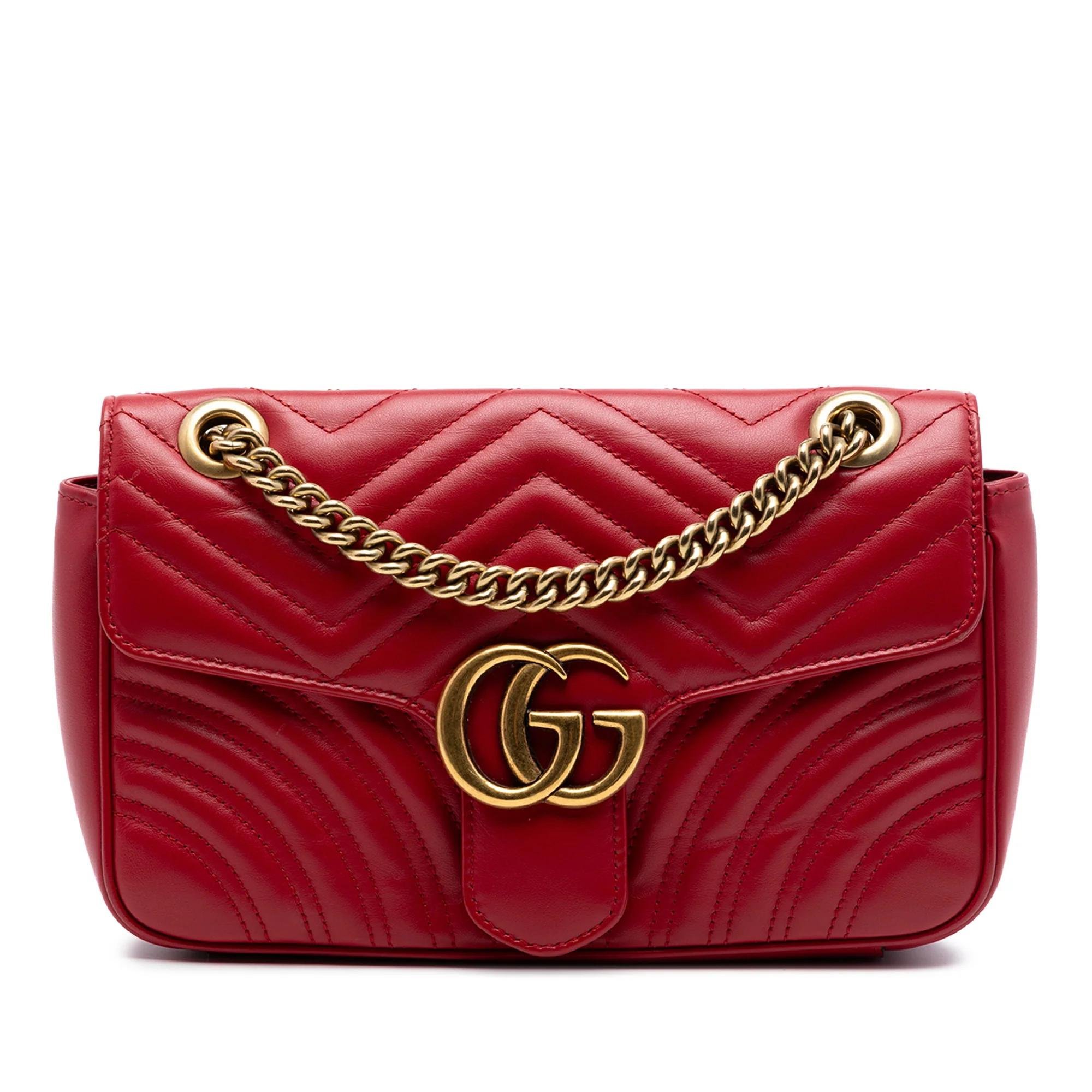 GG Marmont pony-style calfskin handbag
