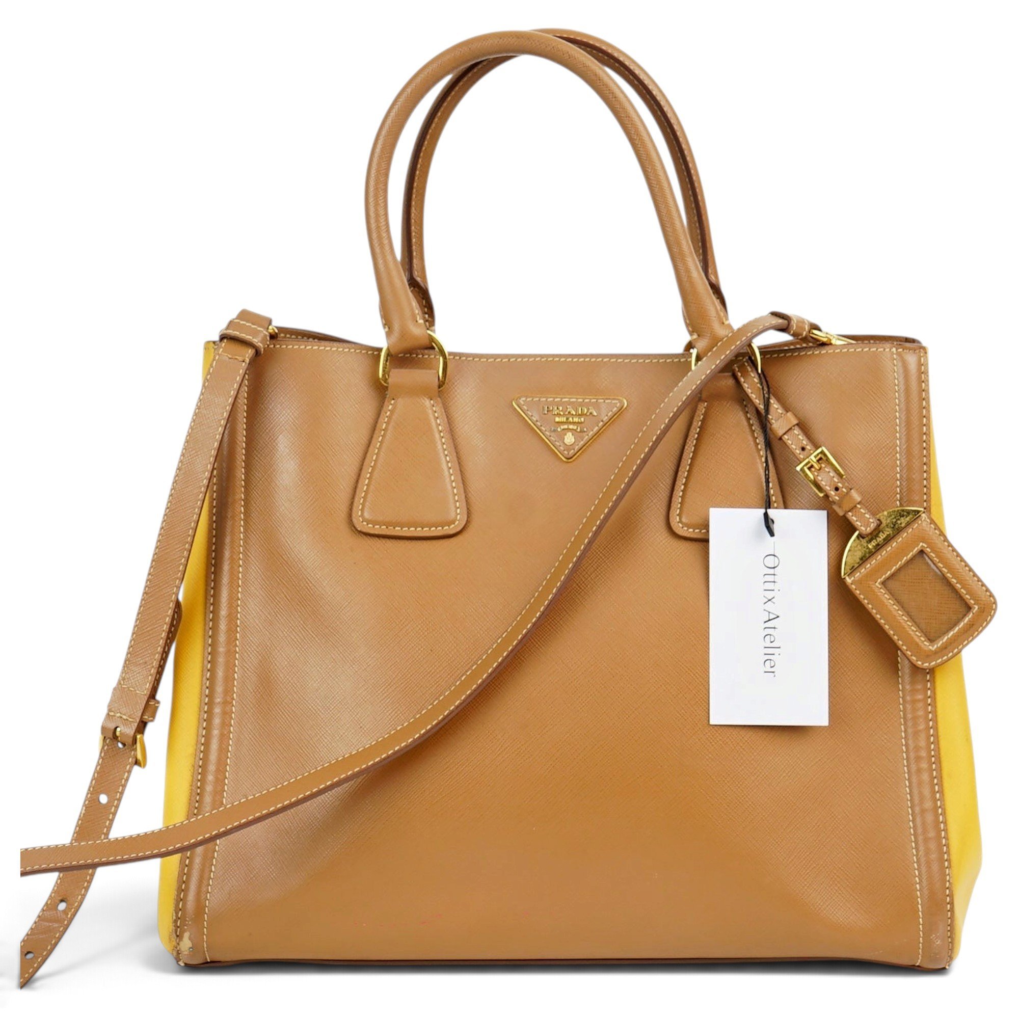 Galleria leather handbag