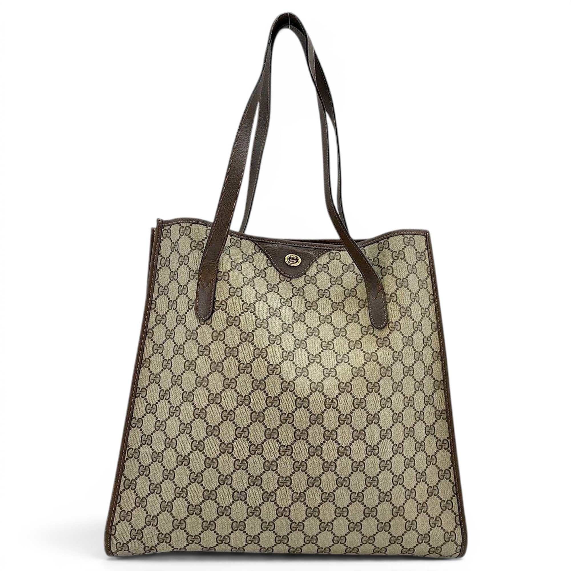 Leather tote