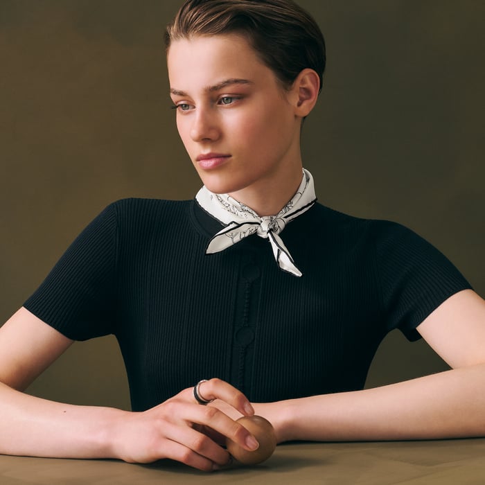 Le Pommier Sellier 45方巾