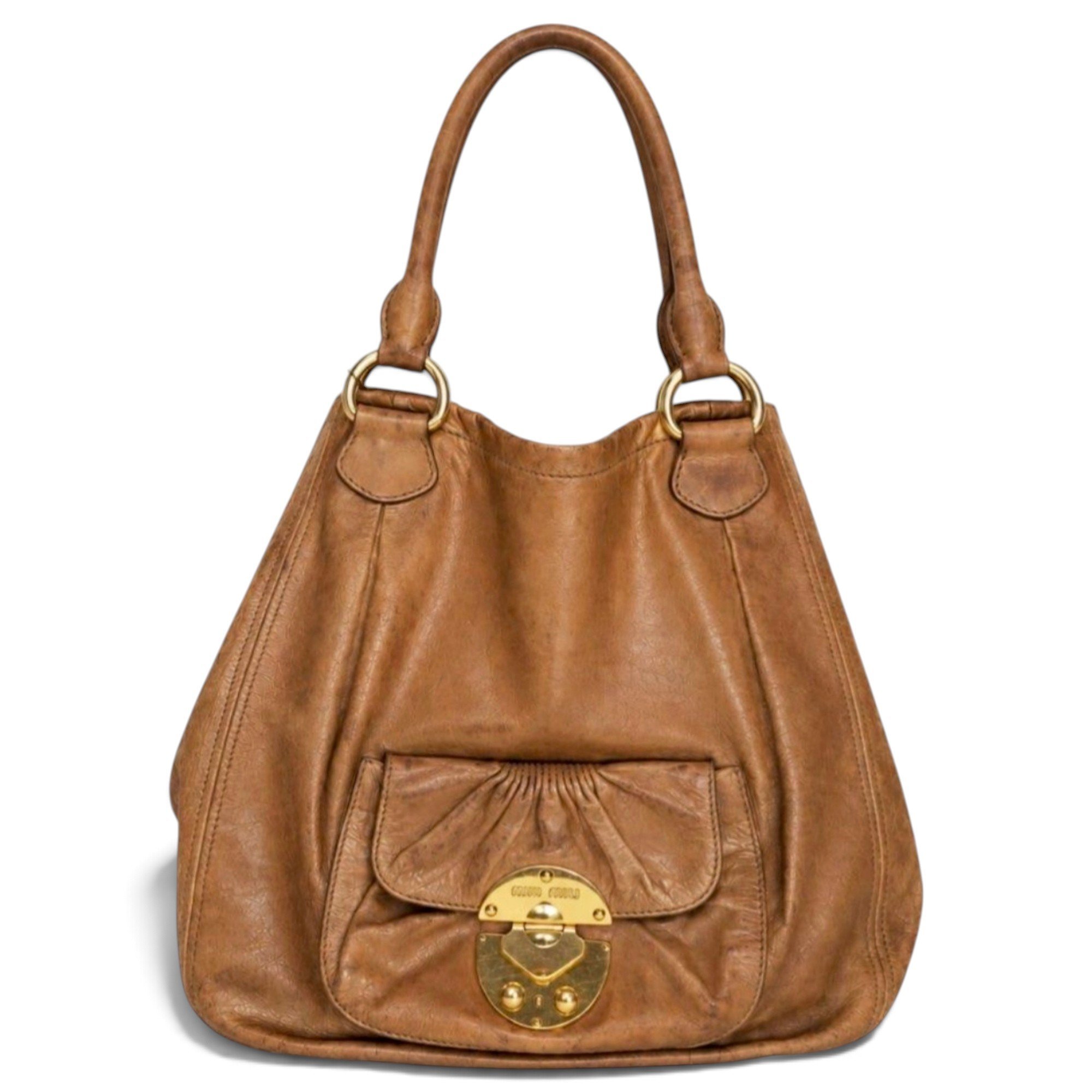 Vitello leather handbag