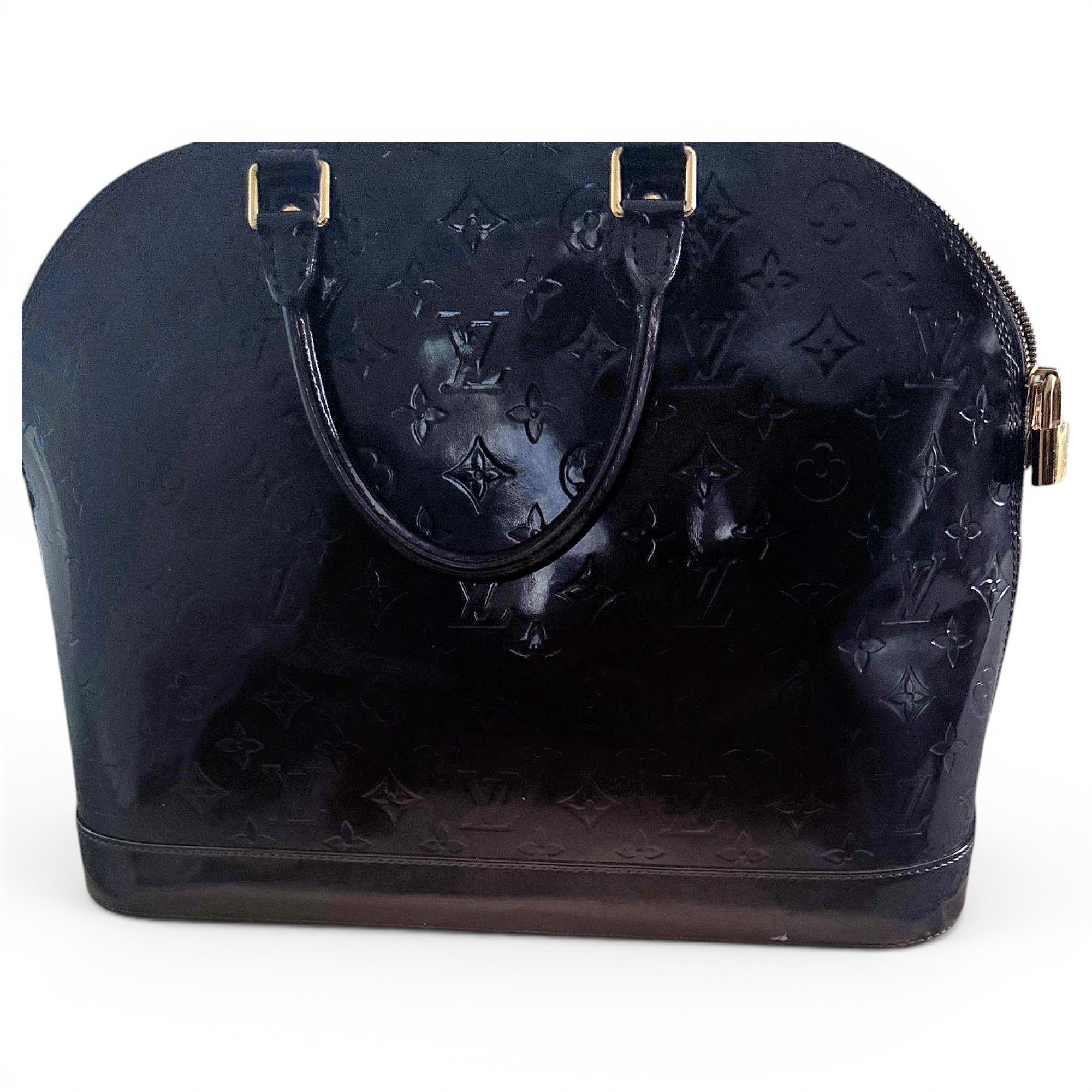 Alma BB patent leather handbag