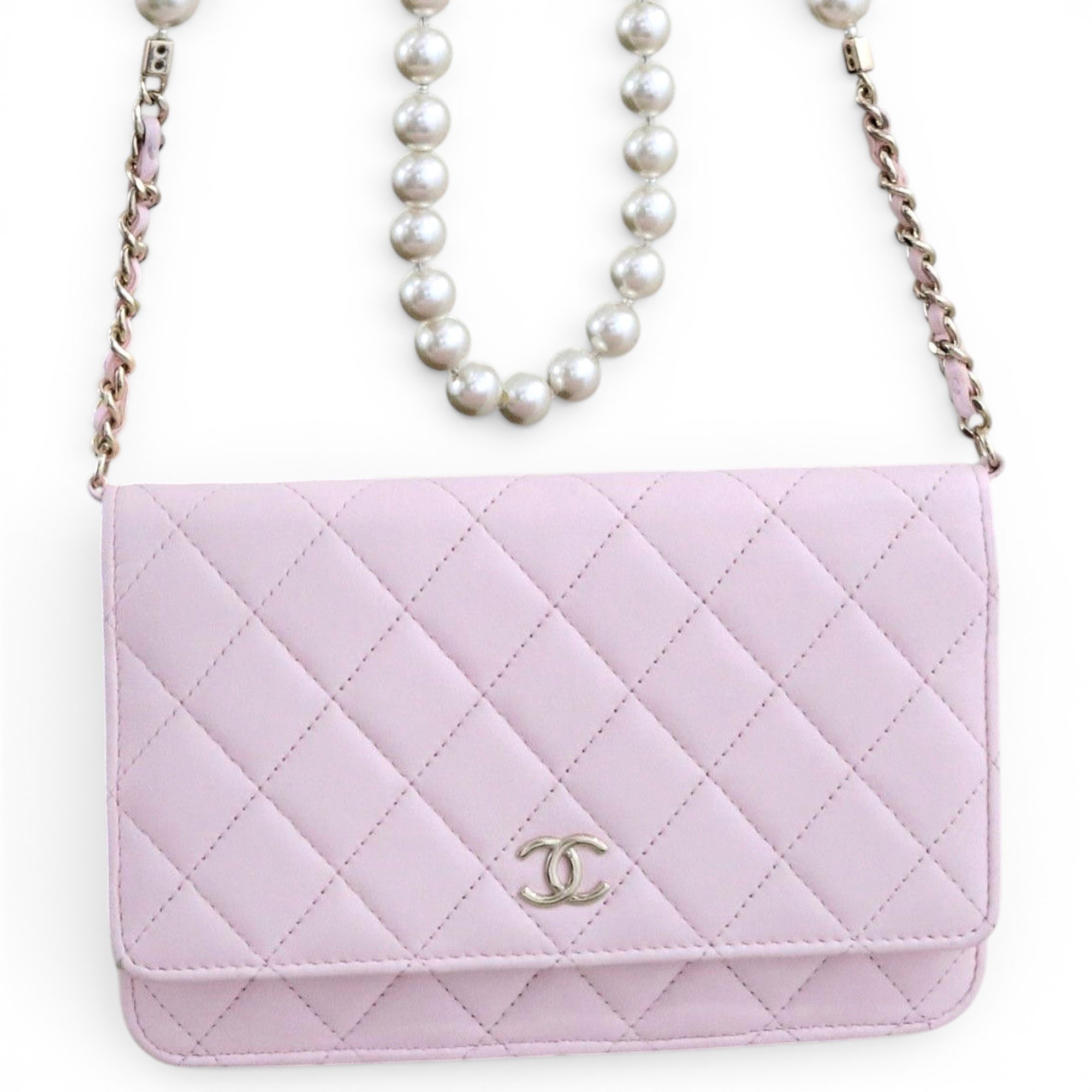 Wallet On Chain Timeless/Classique leather crossbody bag