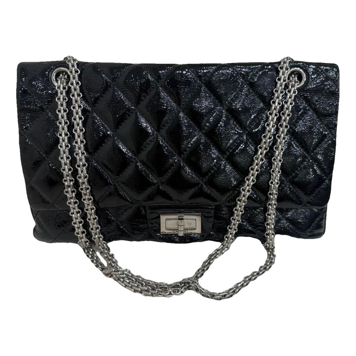 2.55 patent leather handbag