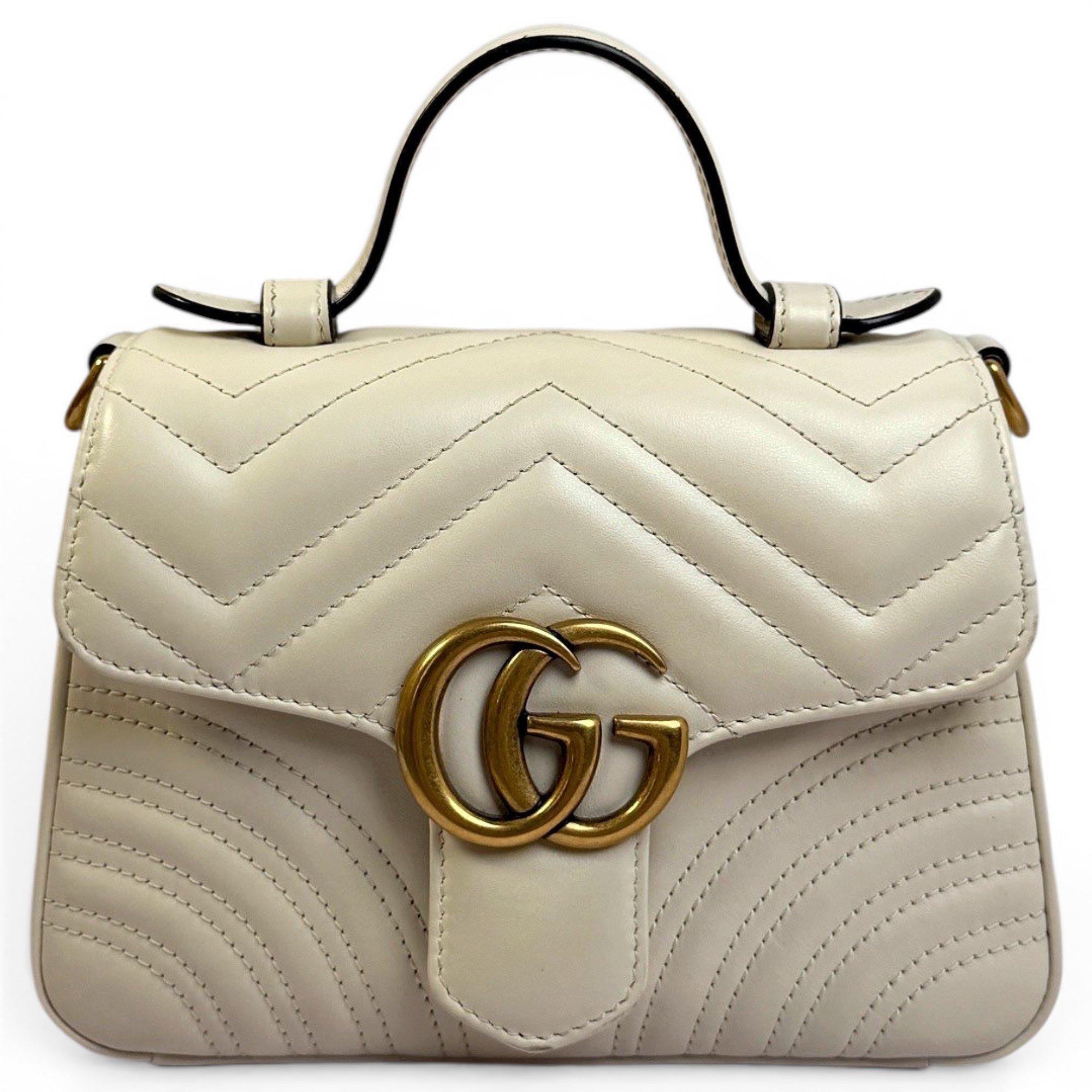 GG Marmont Flap leather crossbody bag