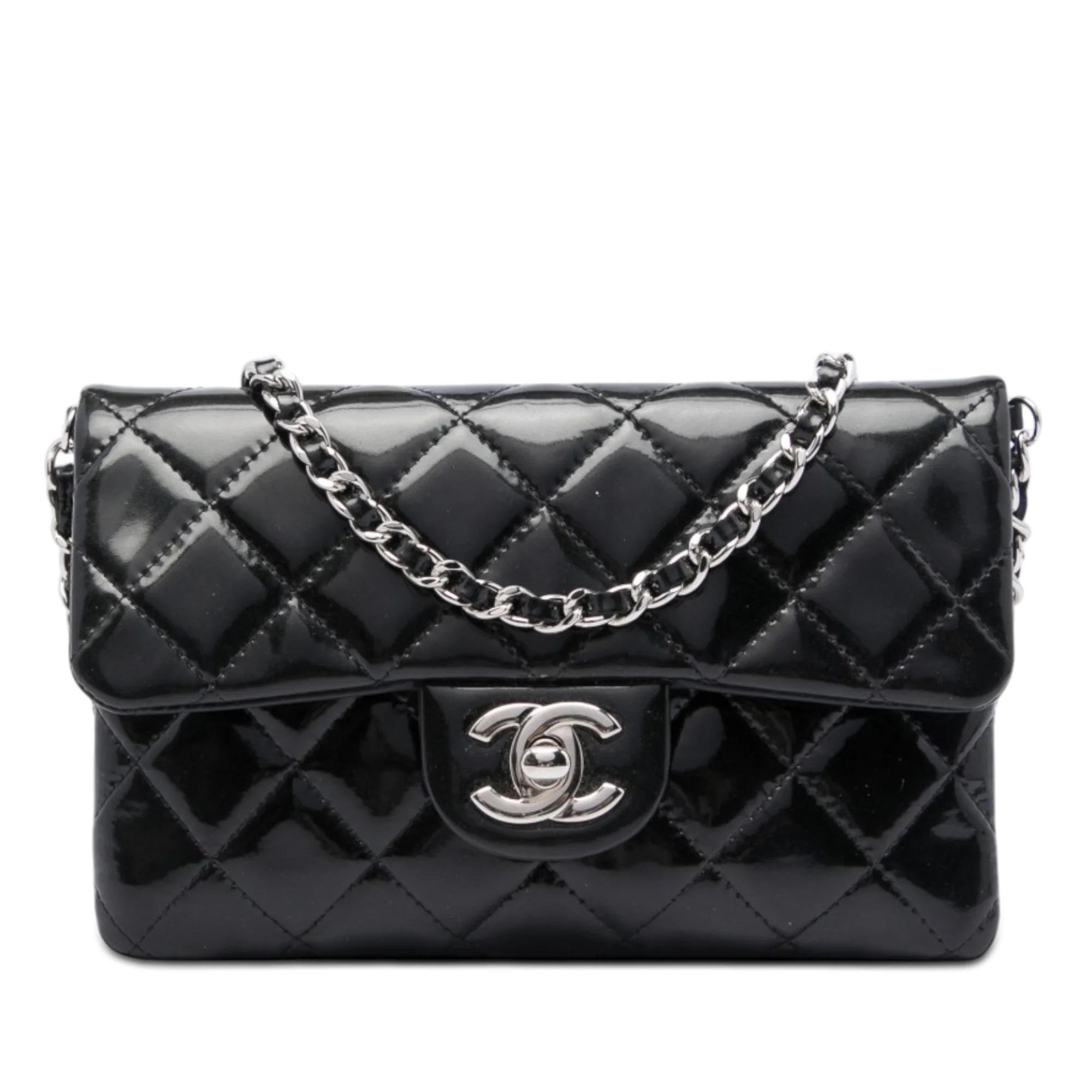 Patent leather crossbody bag