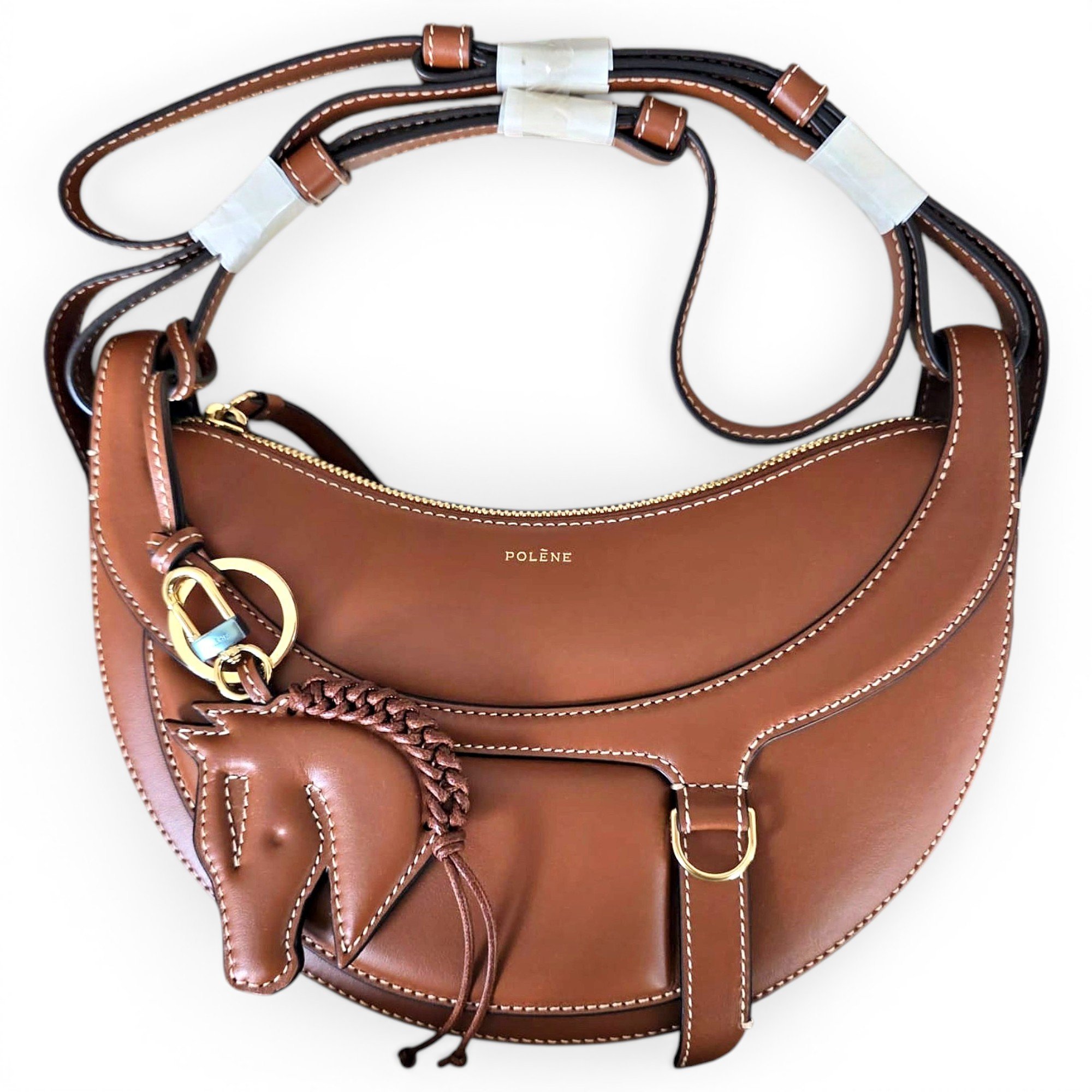 Polene Numéro Dix leather handbag
