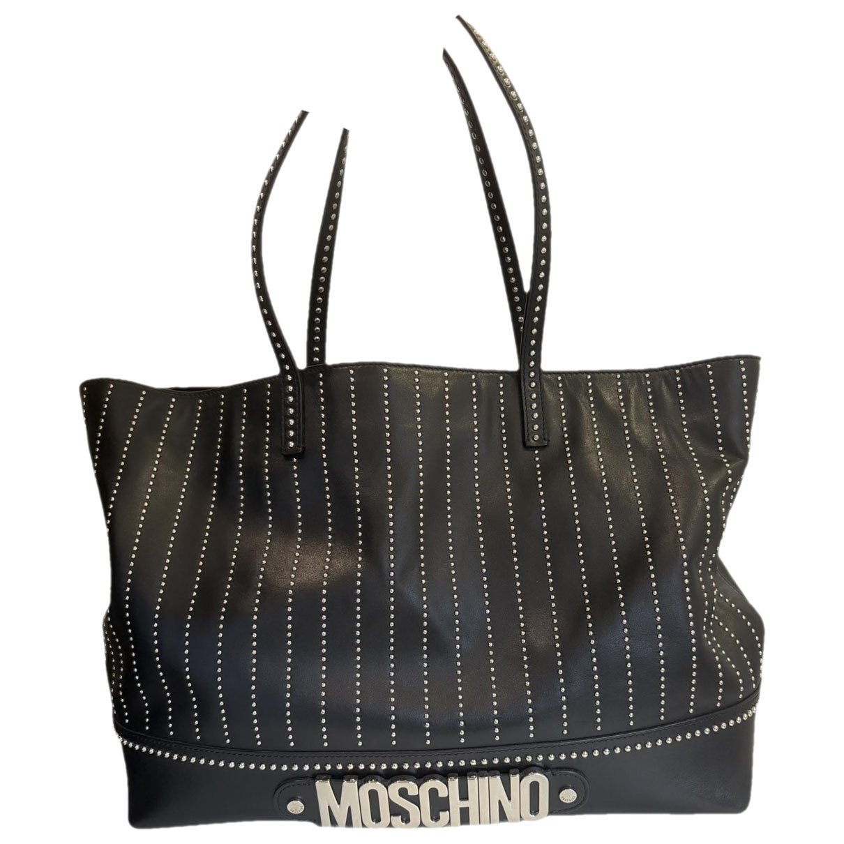 Moschino Leather tote