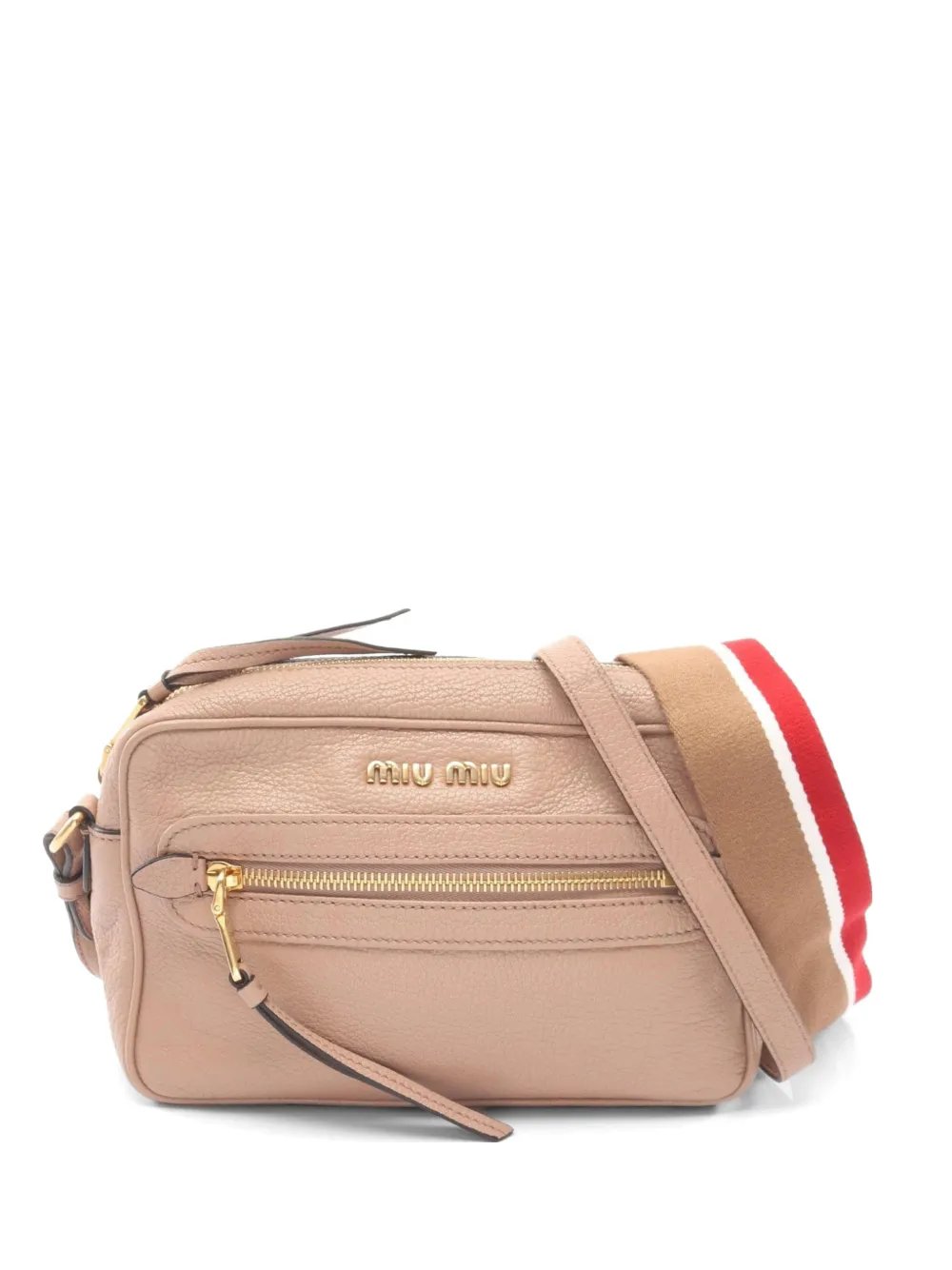 2000s Madras leather shoulder bag
