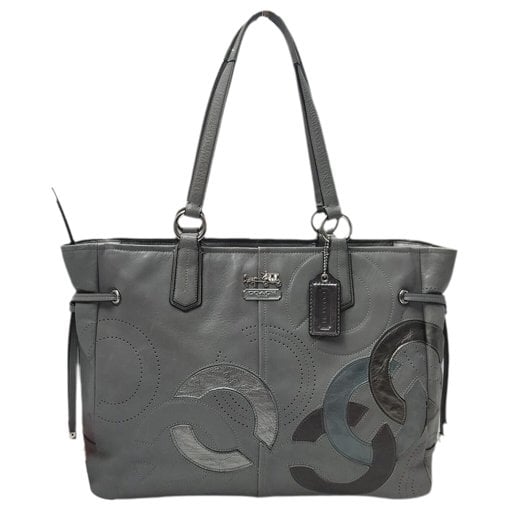 Leather tote