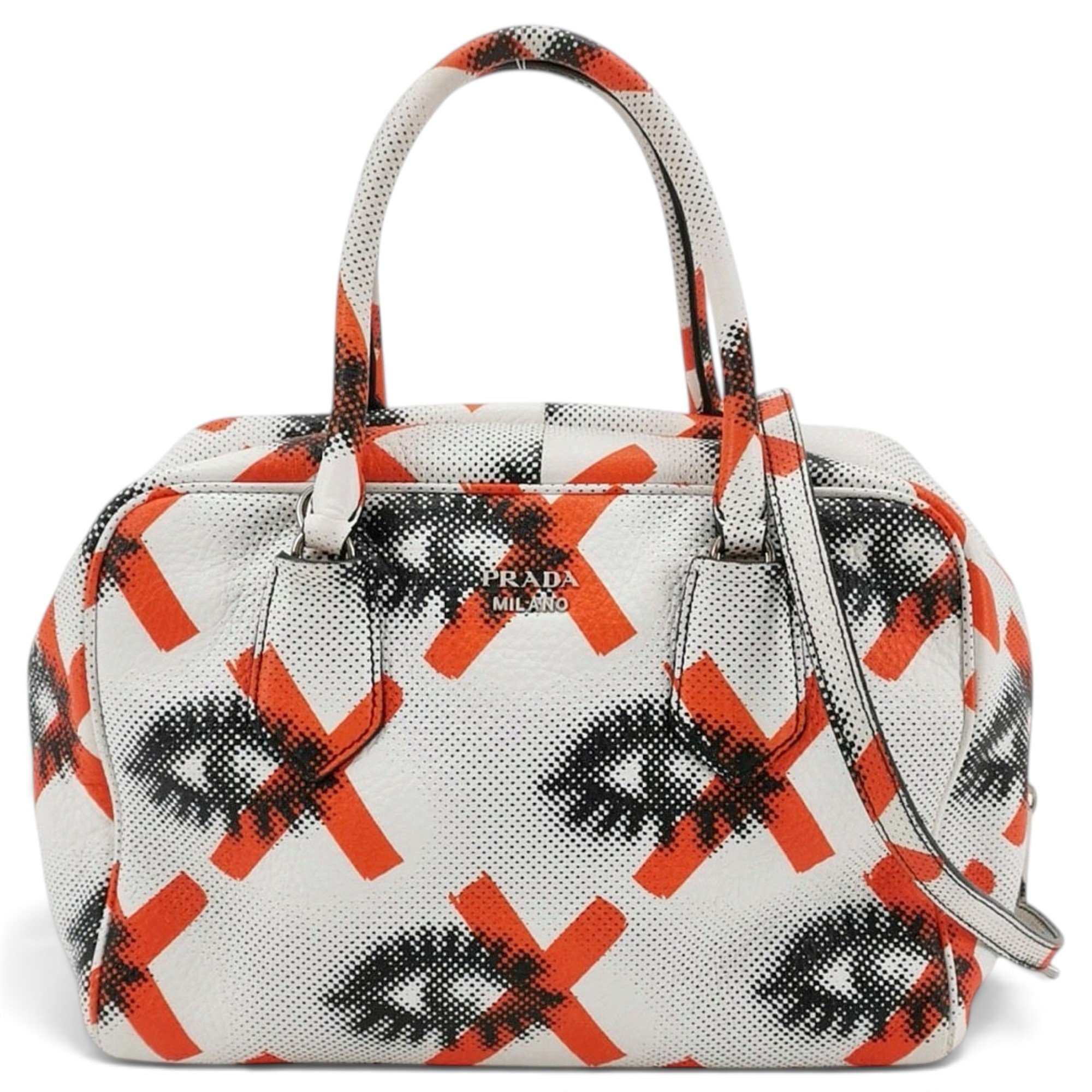 Prada Bowling leather bowling bag