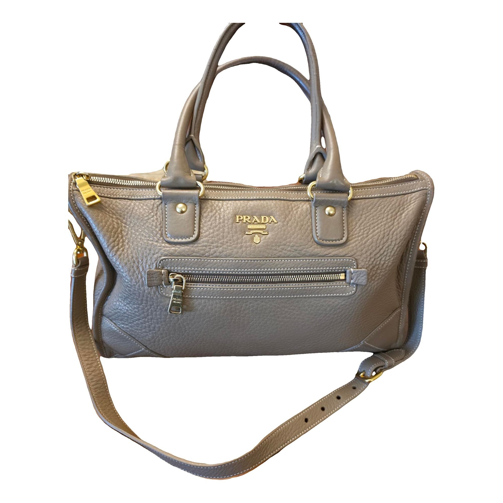 Leather tote