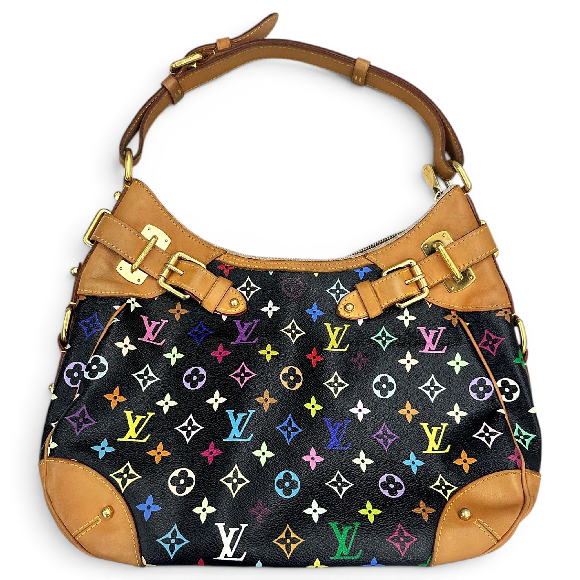 Greta leather handbag
