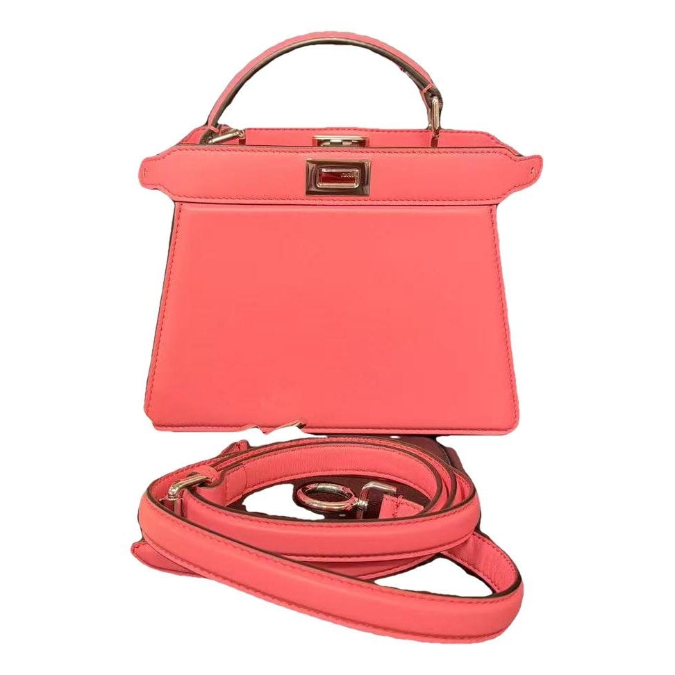 Peekaboo leather handbag