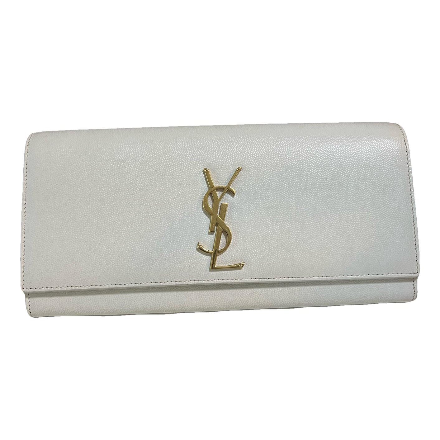 Kate monogramme leather clutch bag
