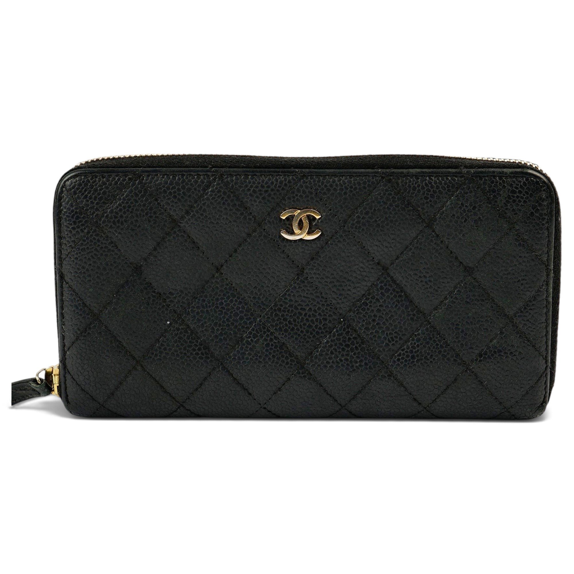 Leather clutch bag