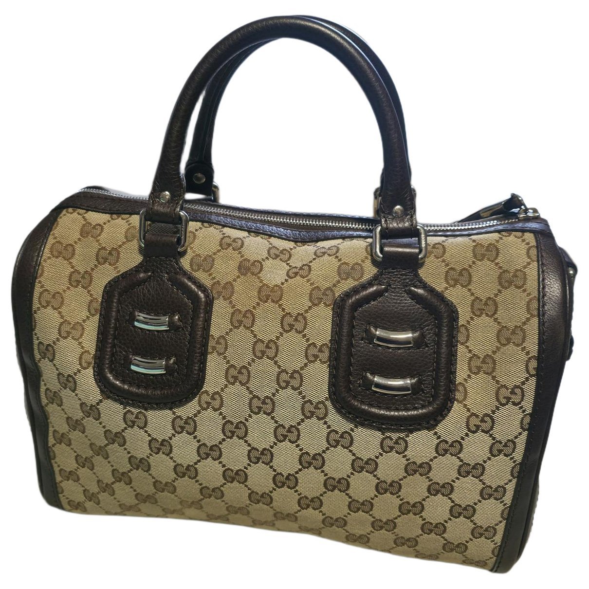 Boston leather handbag