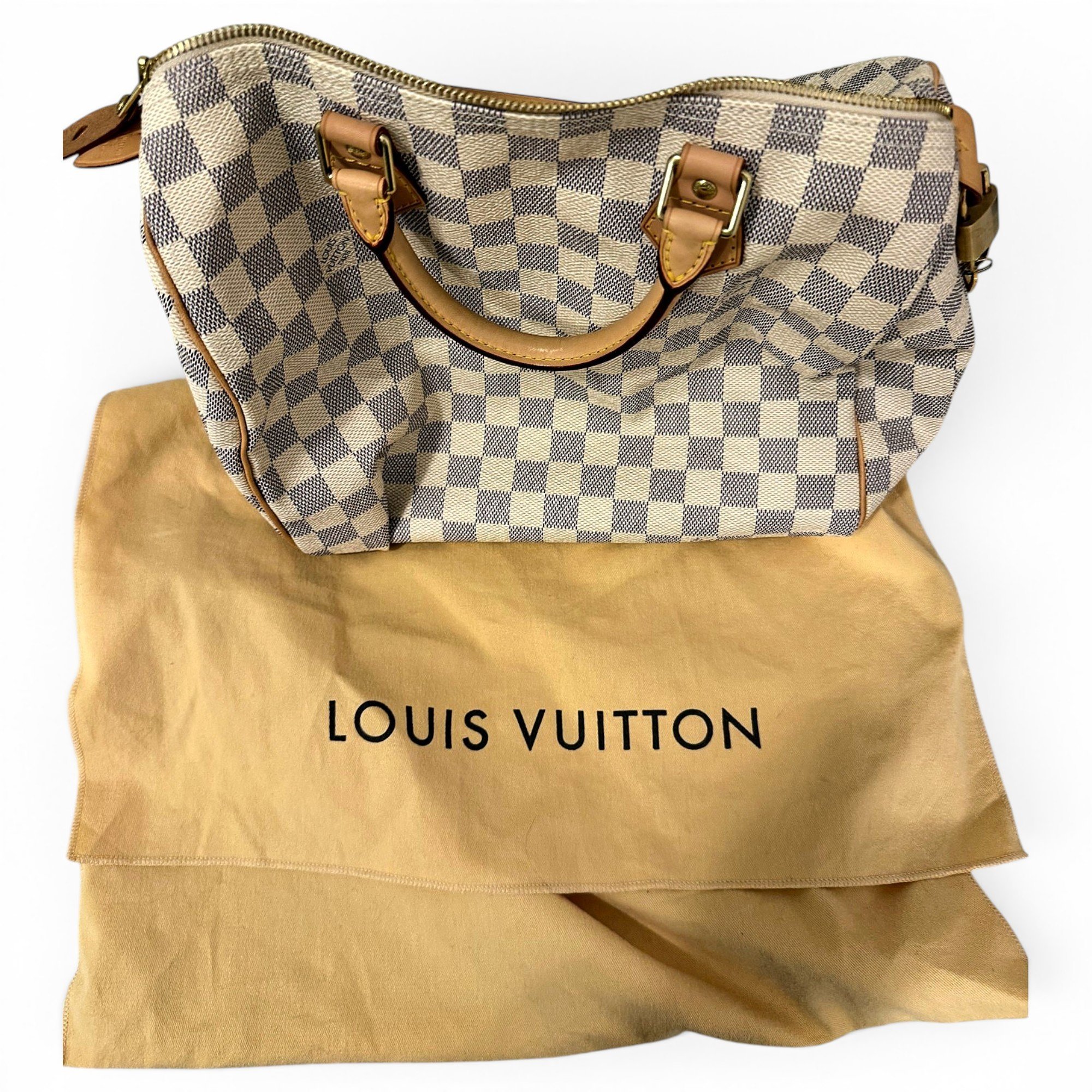 Speedy leather handbag