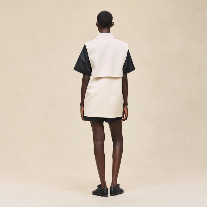 Blanc Sable "Chaine d'Ancre" Short Vest