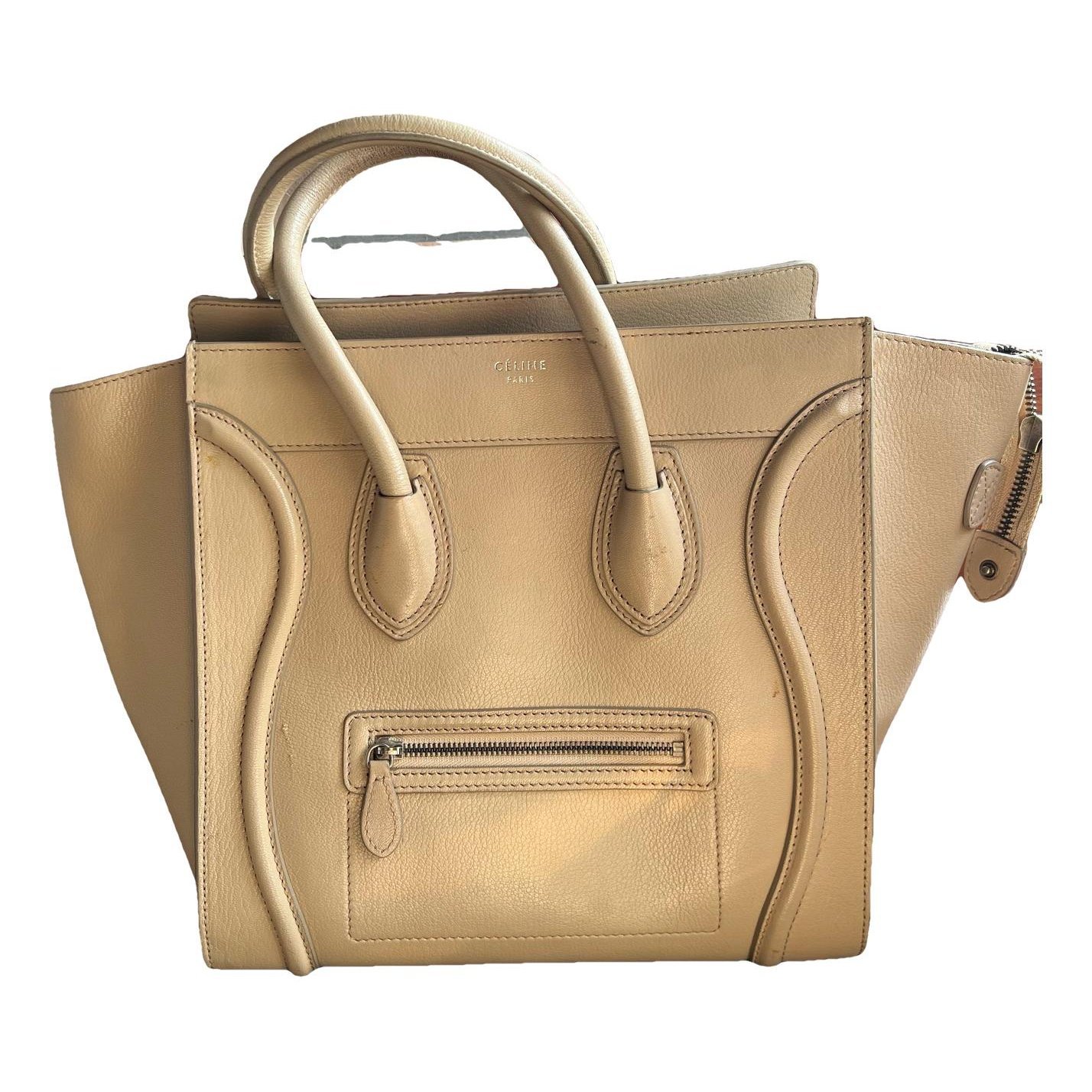 Luggage leather handbag