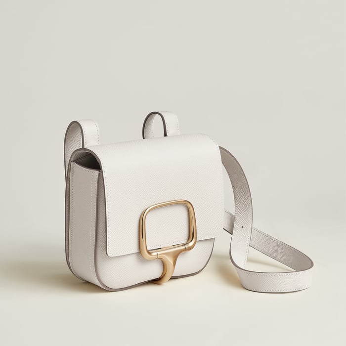 Gris Pâle Bolsa Hermès Della Cavalleria II Modelo Míni