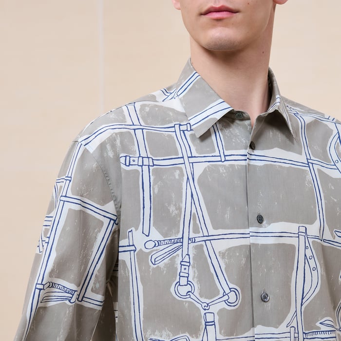 Tourbe "Harnais En Gouache" Sporty Fit Shirt