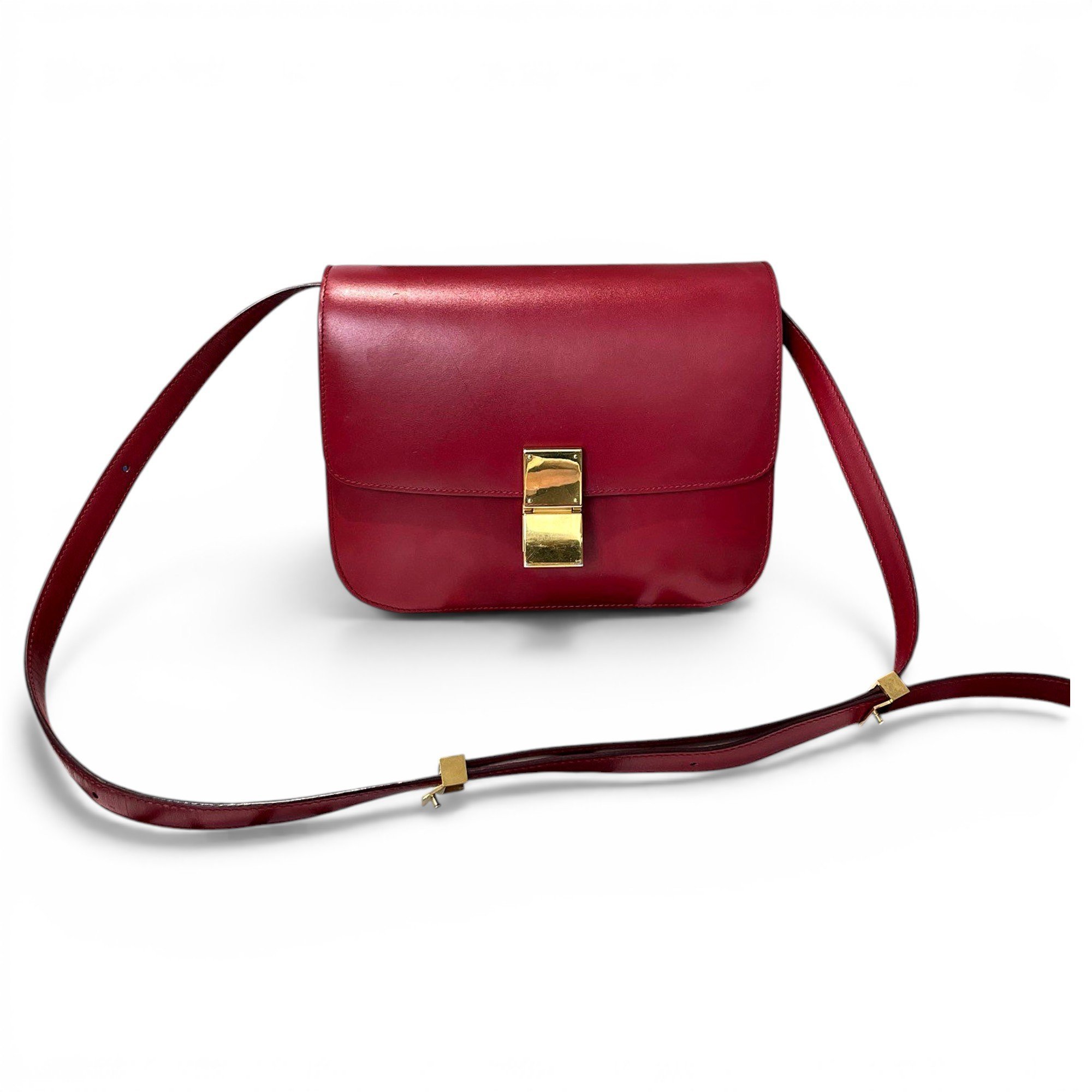 Classic leather handbag