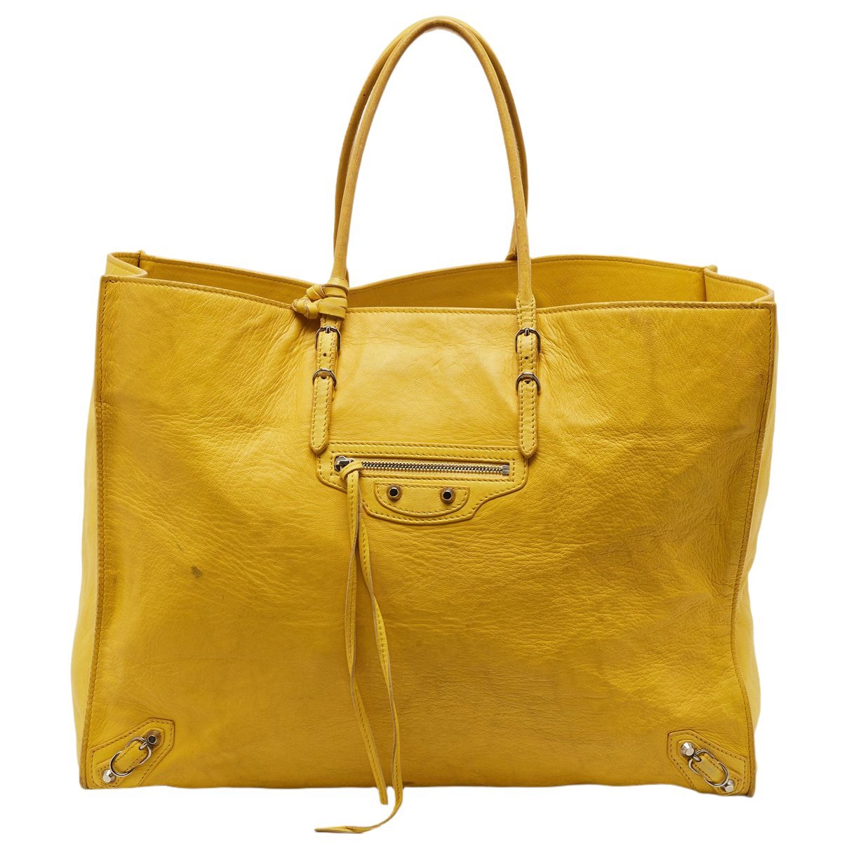 Papier leather tote