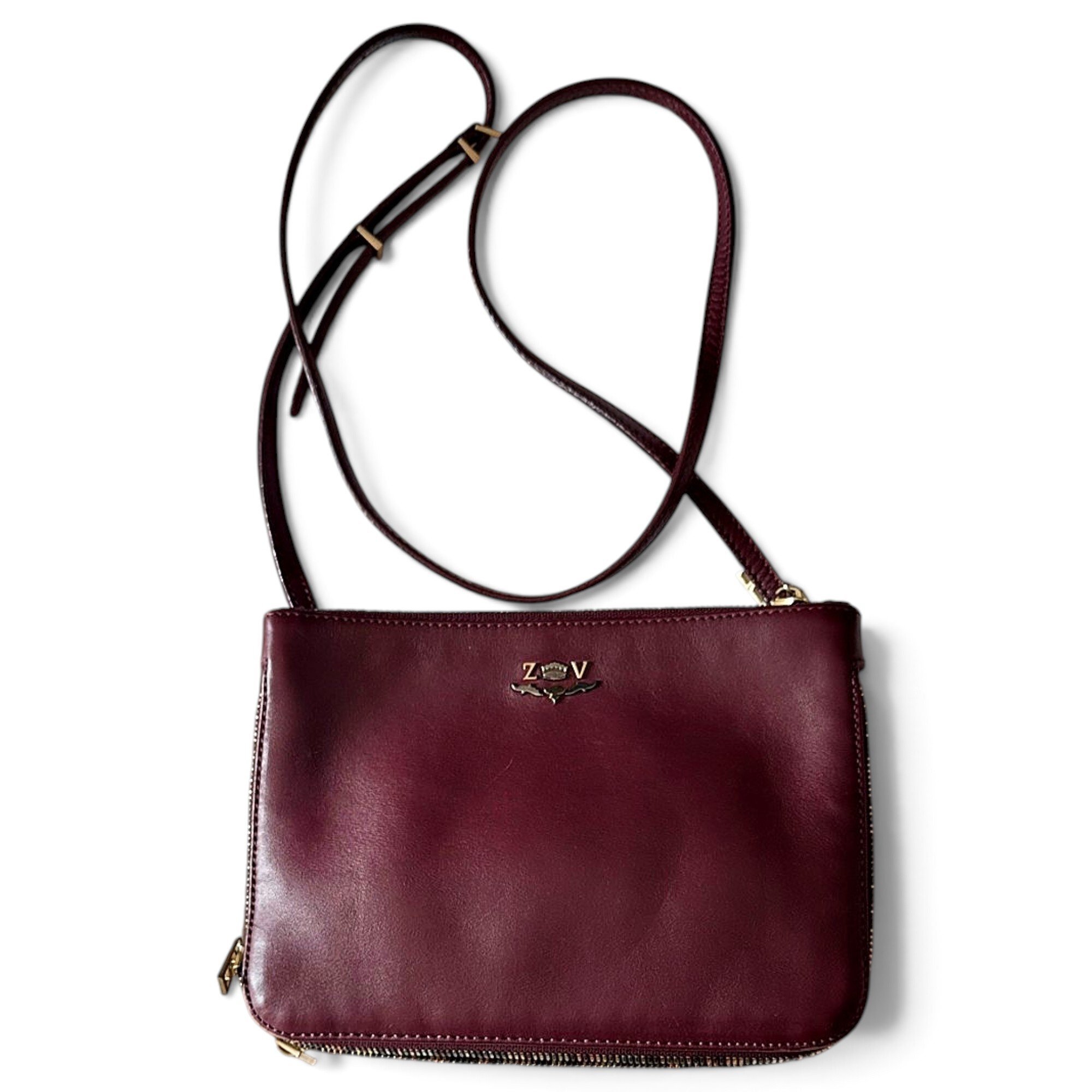 Leather crossbody bag